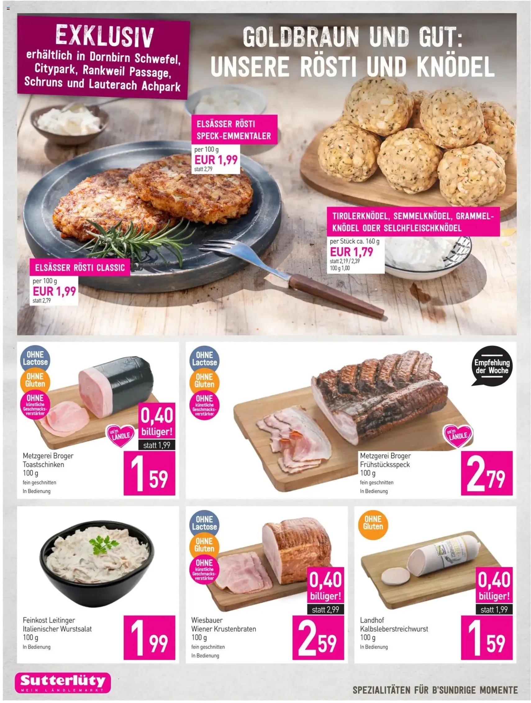Sutterlüty Flugblatt - Gültiger Prospekt ab 04.12.2025, Seite 10 von insgesamt 24
