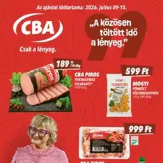 CBA akciós újság - szórólap előnézete érvényes 2026.07.09. -tól