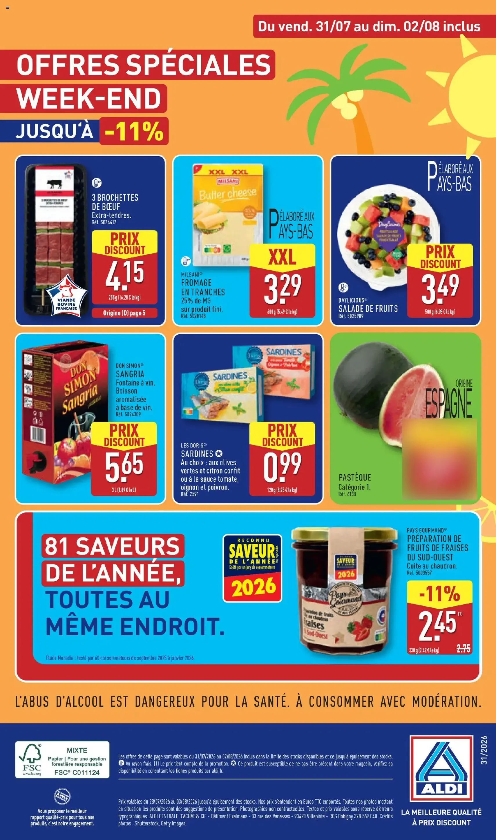 Aldi catalogue - brochure valable à partir du 28/07/2026, page 44 sur 45