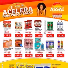 Encarte Assaí Atacadista - pré-visualização do folheto, válido a partir de 04/08/2025