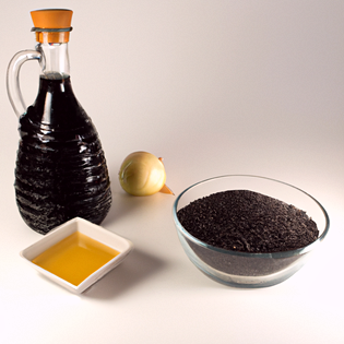 Previsualización de la receta Cómo hacer aceite de sésamo para pizza casero