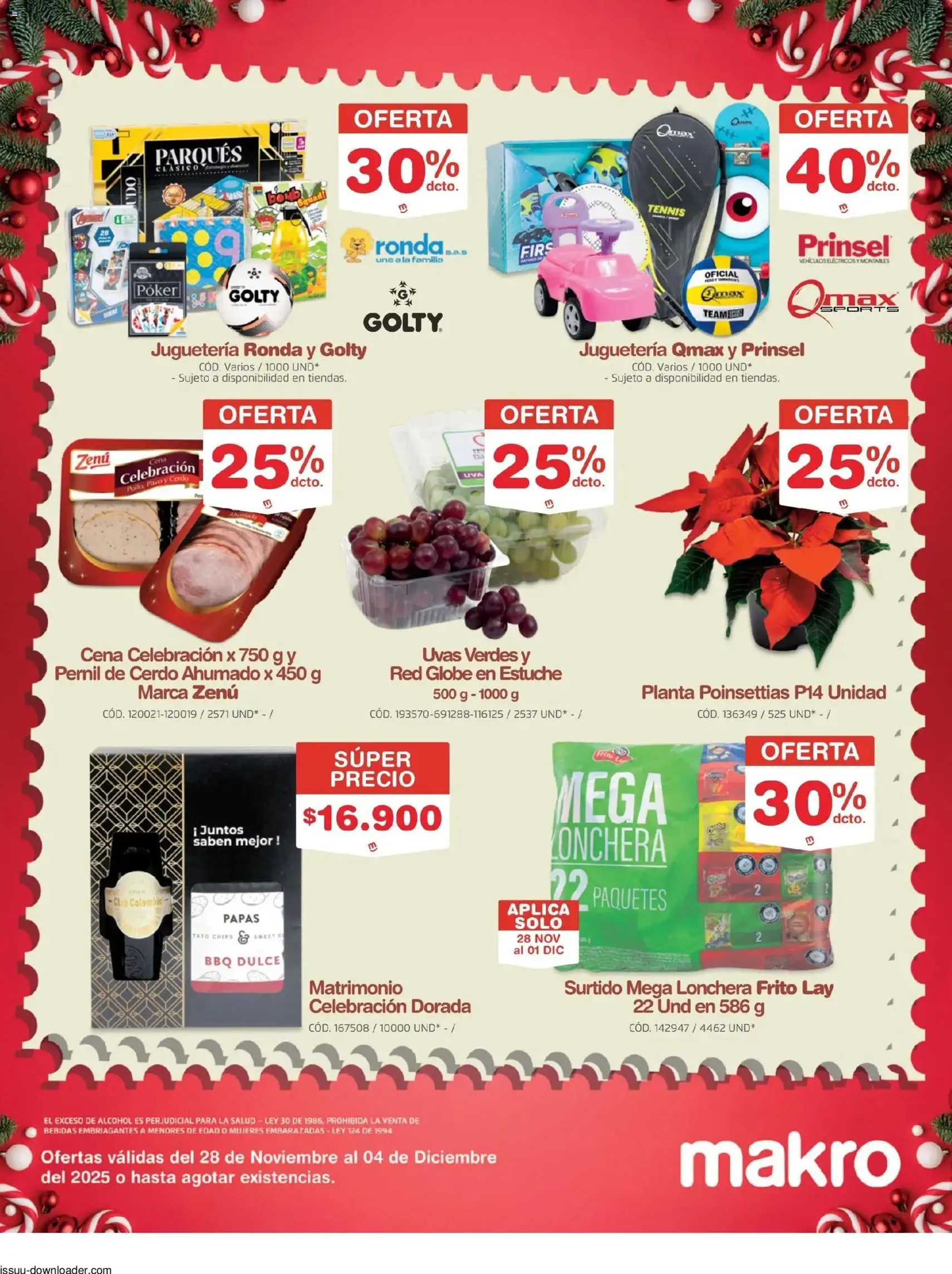 Makro - Feria Navideña - folleto válido desde 28/11/2025 página 2 de 3
