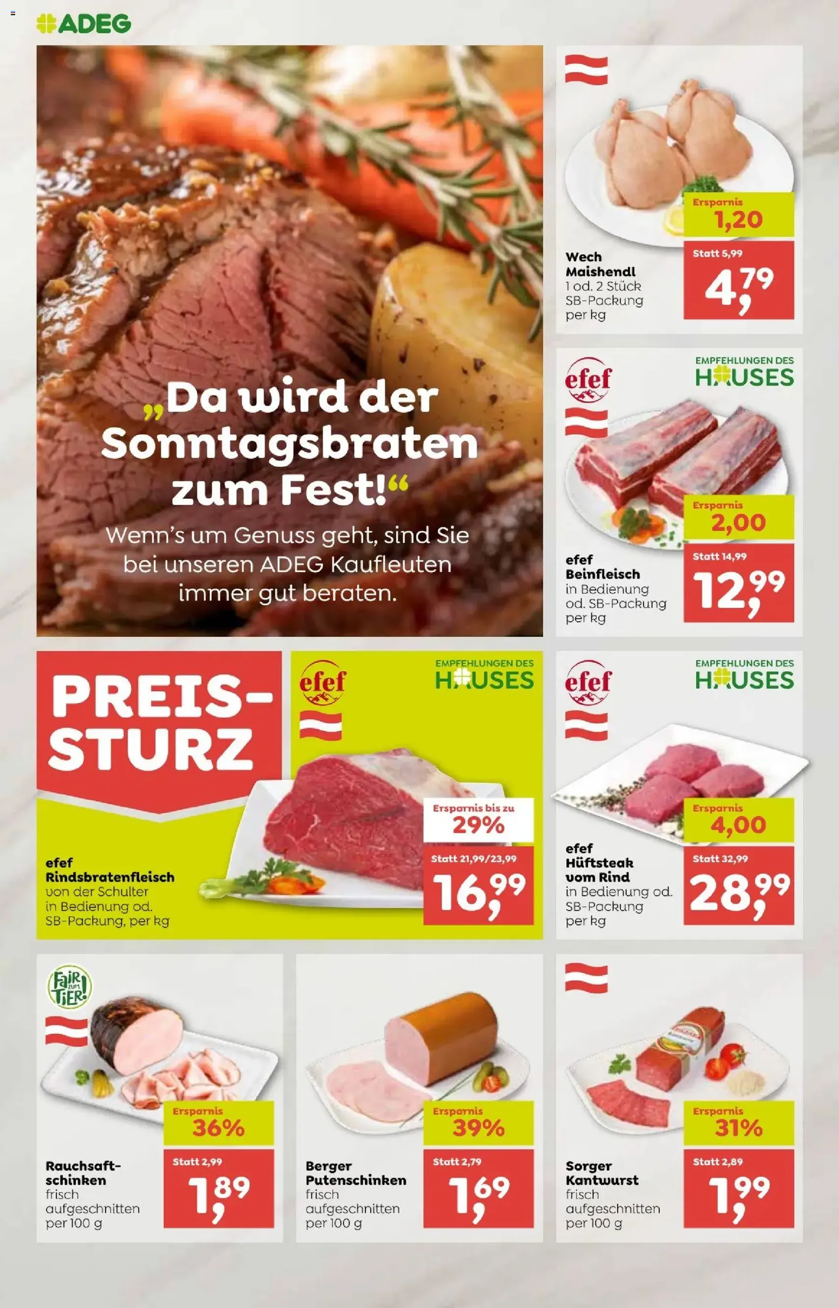 ADEG Flugblatt - Gültiger Prospekt ab 20.11.2025, Seite 4 von insgesamt 12