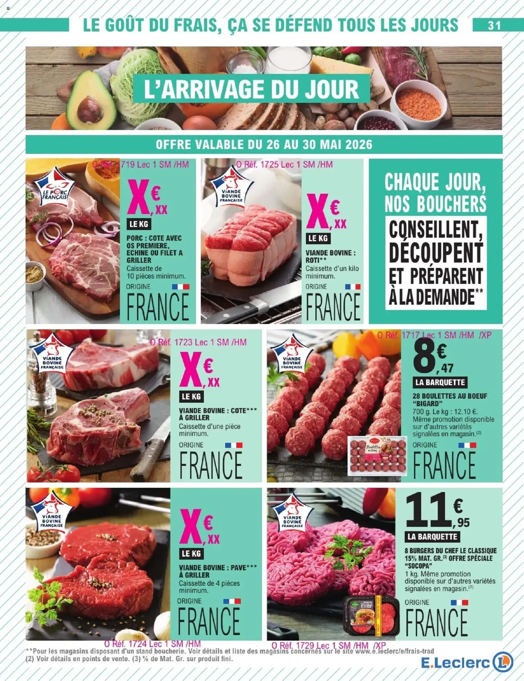 E.Leclerc catalogue de la semaine 22 - brochure valable à partir du 26/05/2026, page 59 sur 66