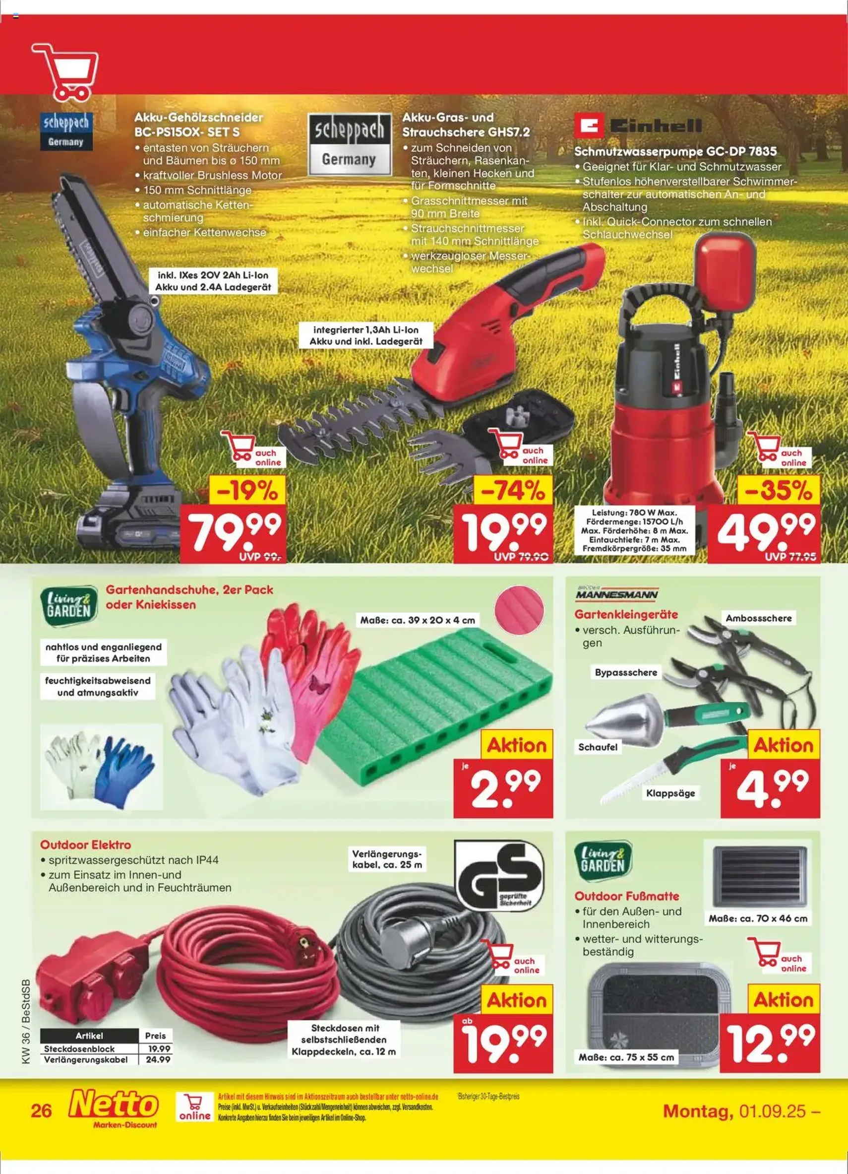 Netto Marken-Discount Prospekt - Gültiger Prospekt ab 01.09.2025, Seite 36 von insgesamt 65 Netto Marken-Discount Prospekt - Gültiger Prospekt ab 01.09.2025, Seite 36 von insgesamt 65