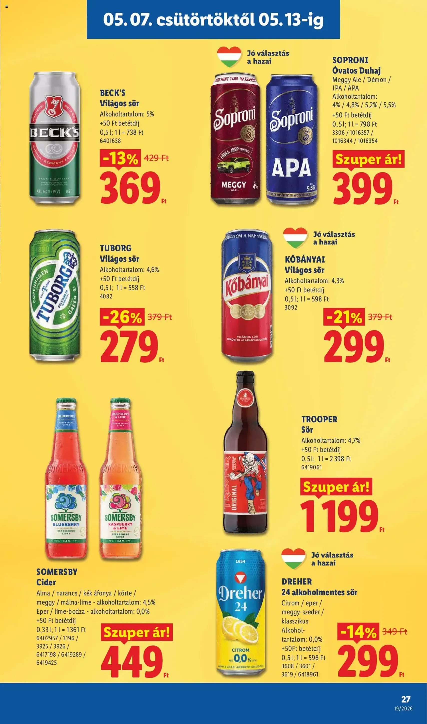 Lidl akciós újság - 2026.05.07. érvényes szórólap 27 oldal 76 oldalból
