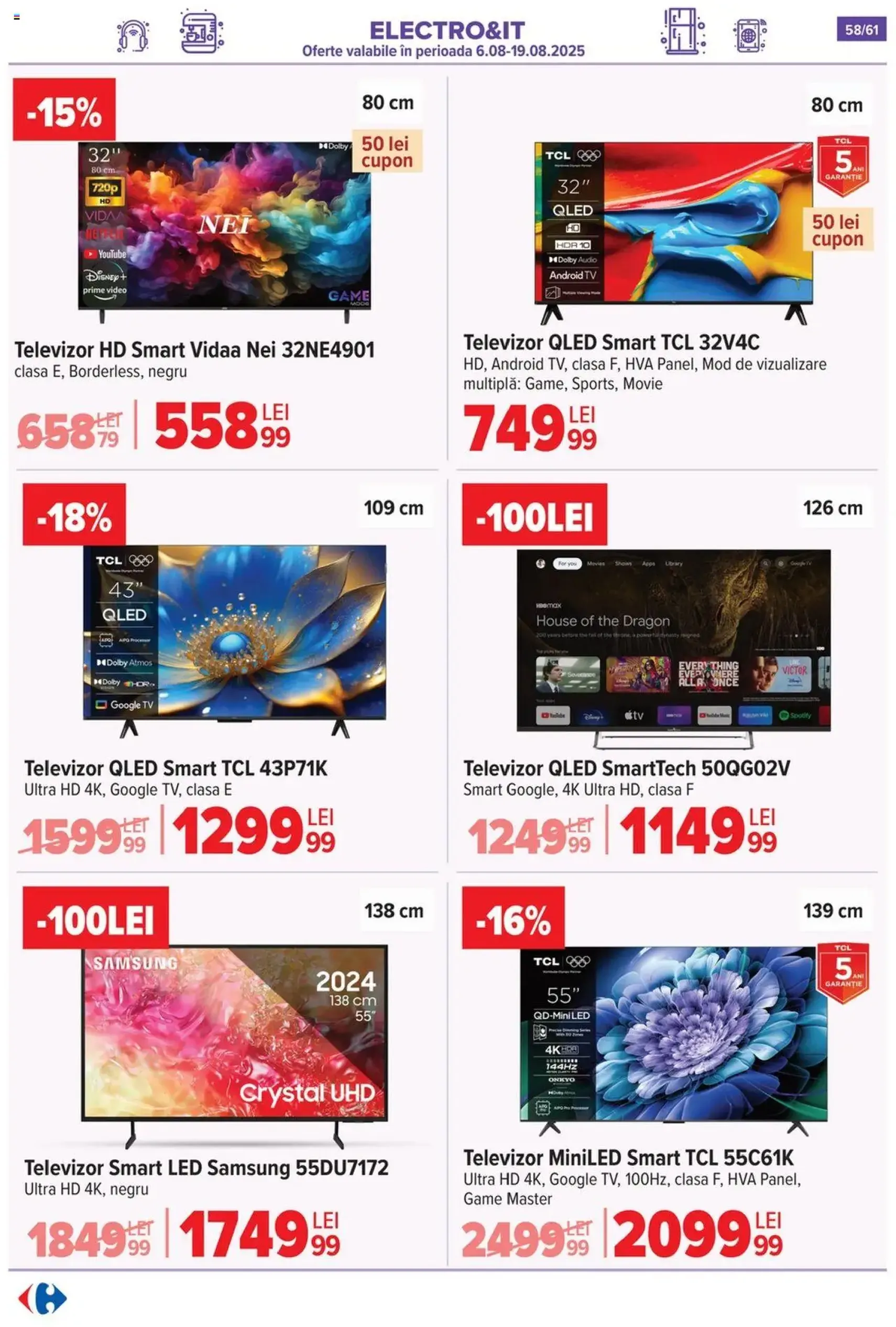 Catalog Carrefour - cataloage valabile începând cu 13.08.2025 pagina 59 din 62 Catalog Carrefour - cataloage valabile începând cu 13.08.2025 pagina 59 din 62