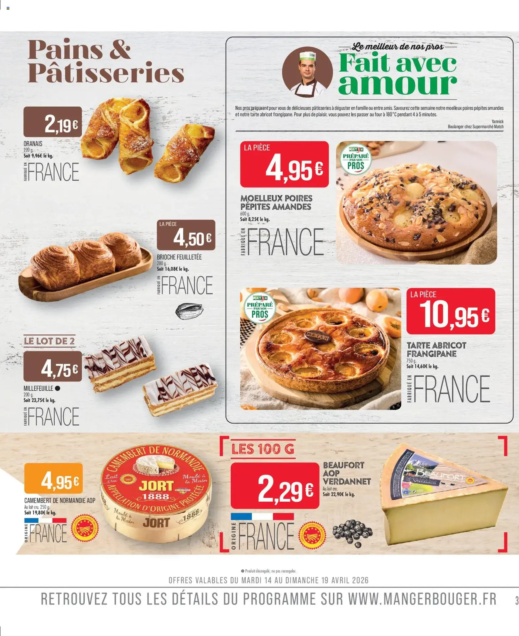 Match Supermarché catalogue - brochure valable à partir du 14/04/2026, page 3 sur 22