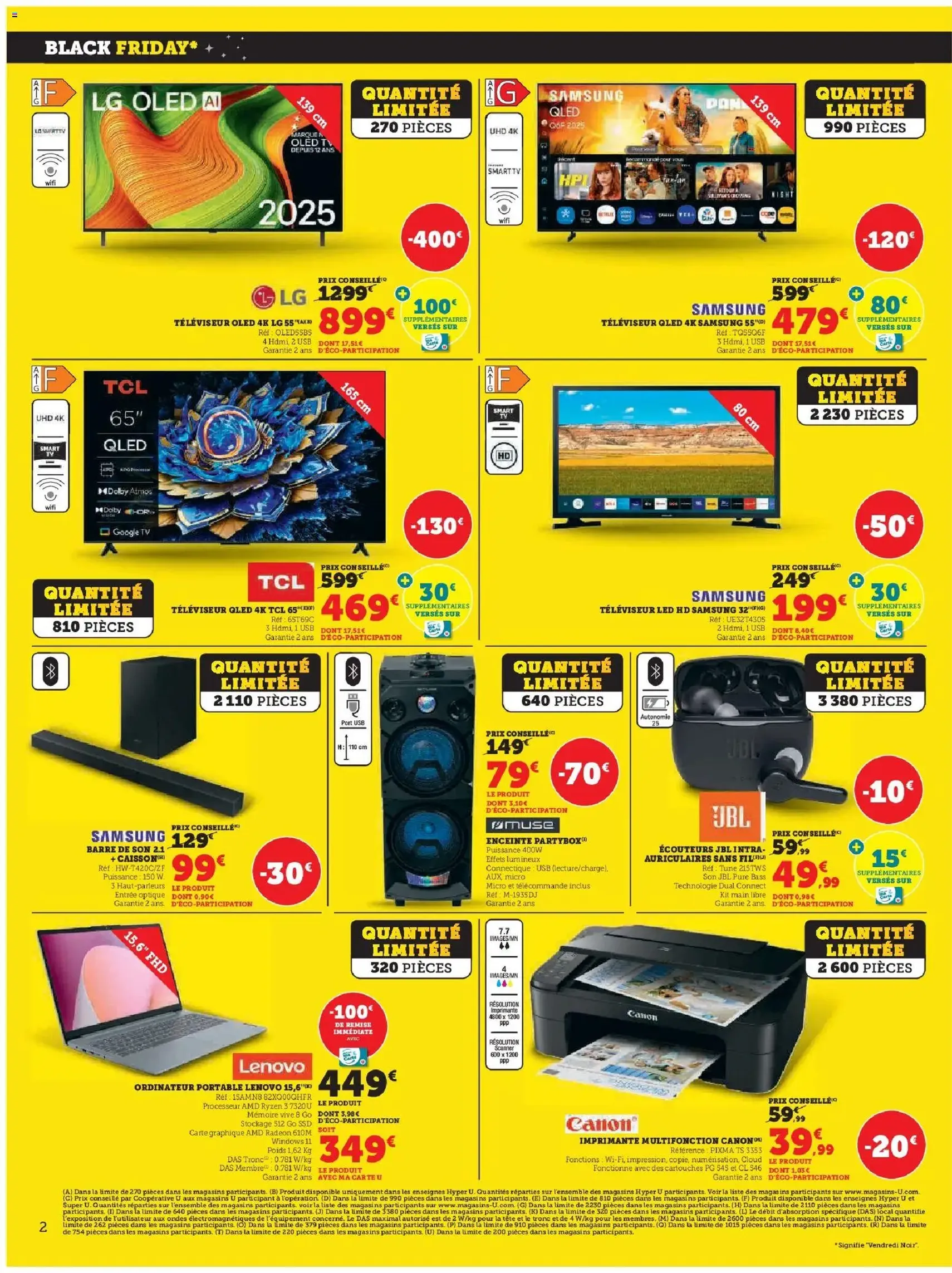 Hyper U Black Friday - brochure valable à partir du 28/11/2025, page 2 sur 6