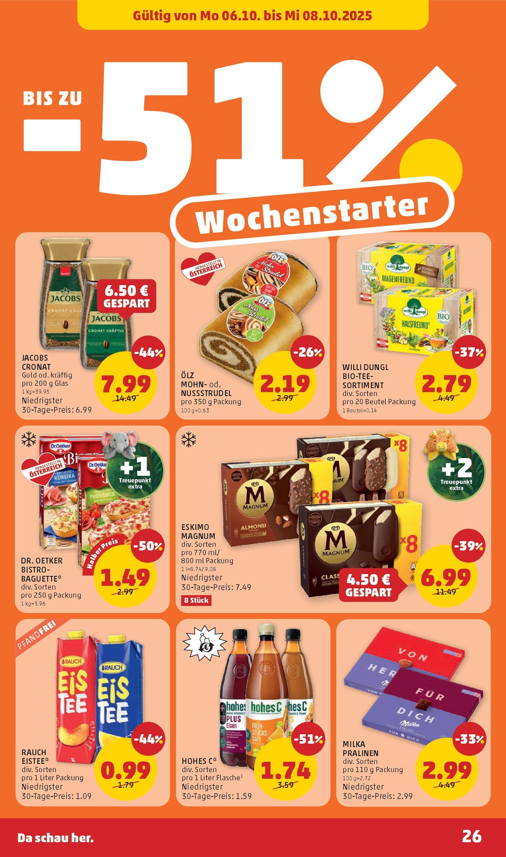 Penny Markt Flugblatt - Gültiger Prospekt ab 02.10.2025, Seite 26 von insgesamt 32 Penny Markt Flugblatt - Gültiger Prospekt ab 02.10.2025, Seite 26 von insgesamt 32