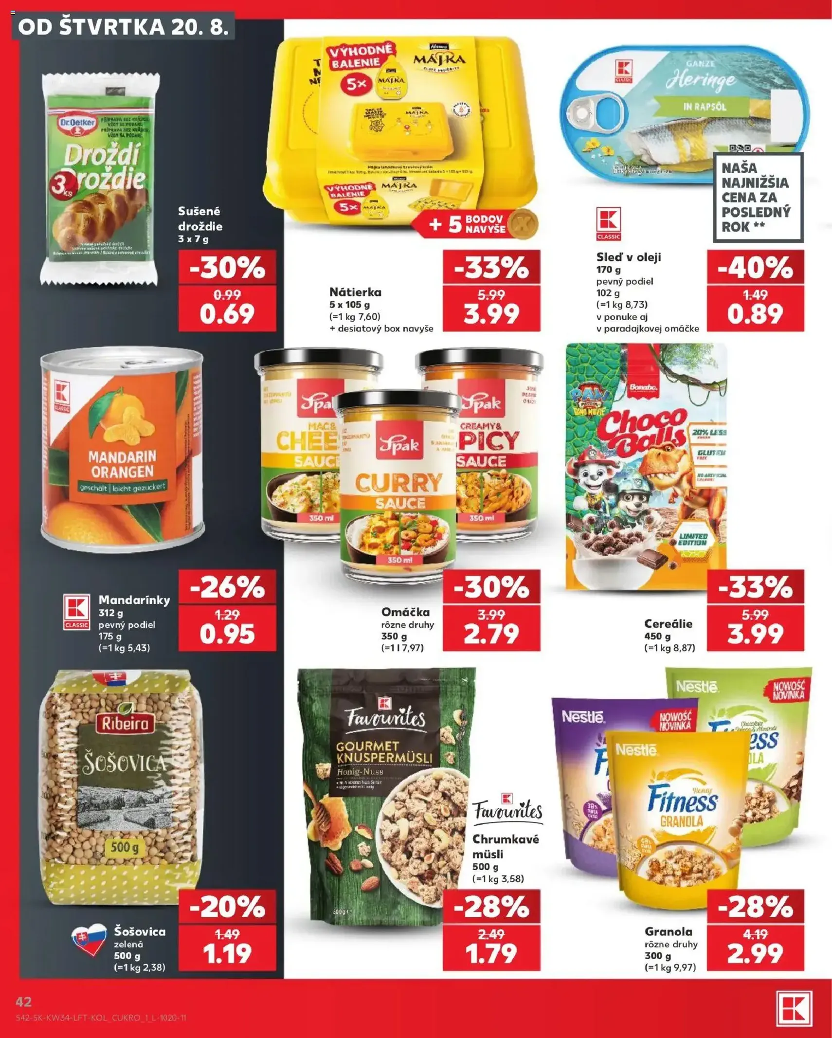 Kaufland leták - platný leták od 20.08.2026 strana 42 z 76