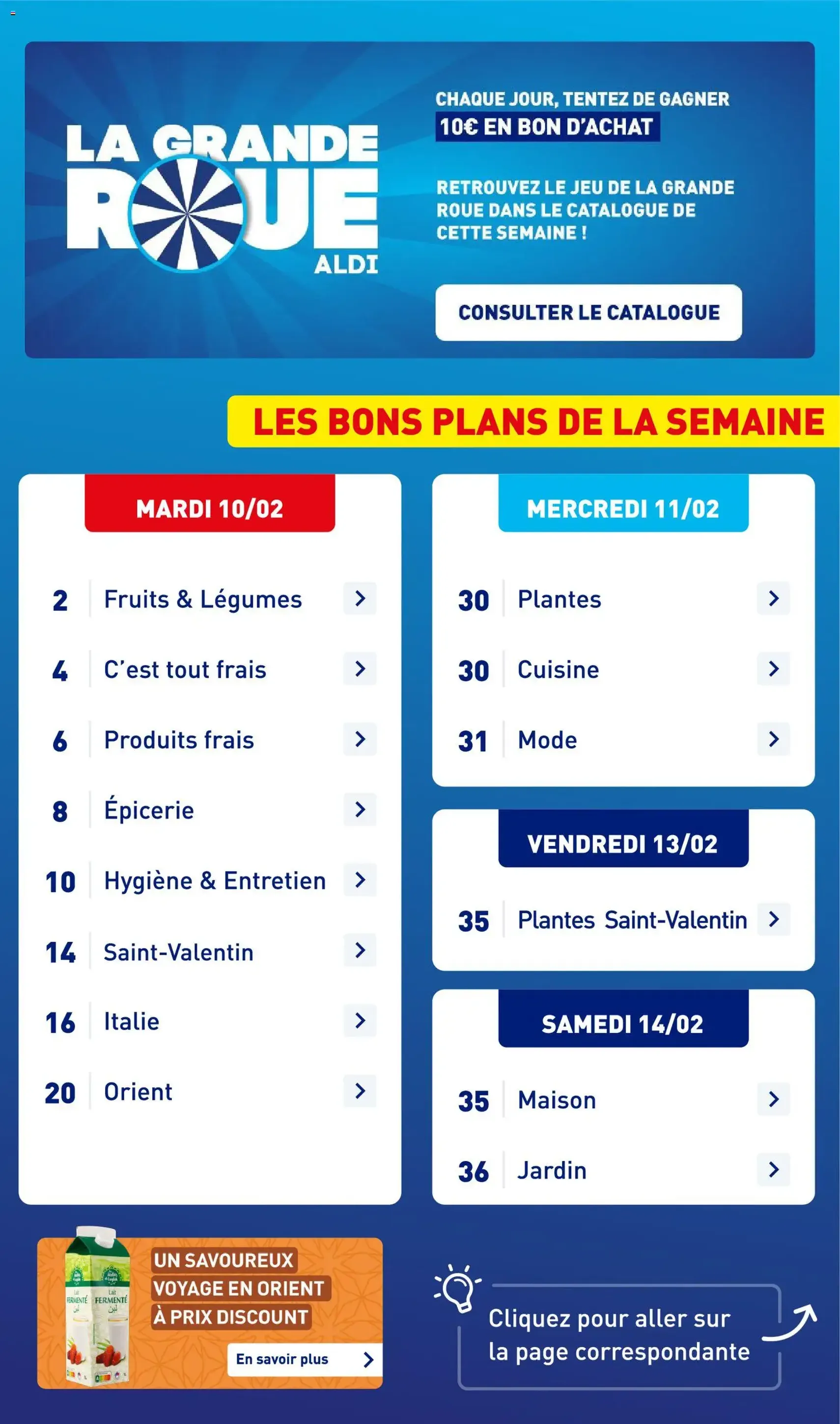 Aldi catalogue semaine 7 - brochure valable à partir du 10/02/2026, page 3 sur 46