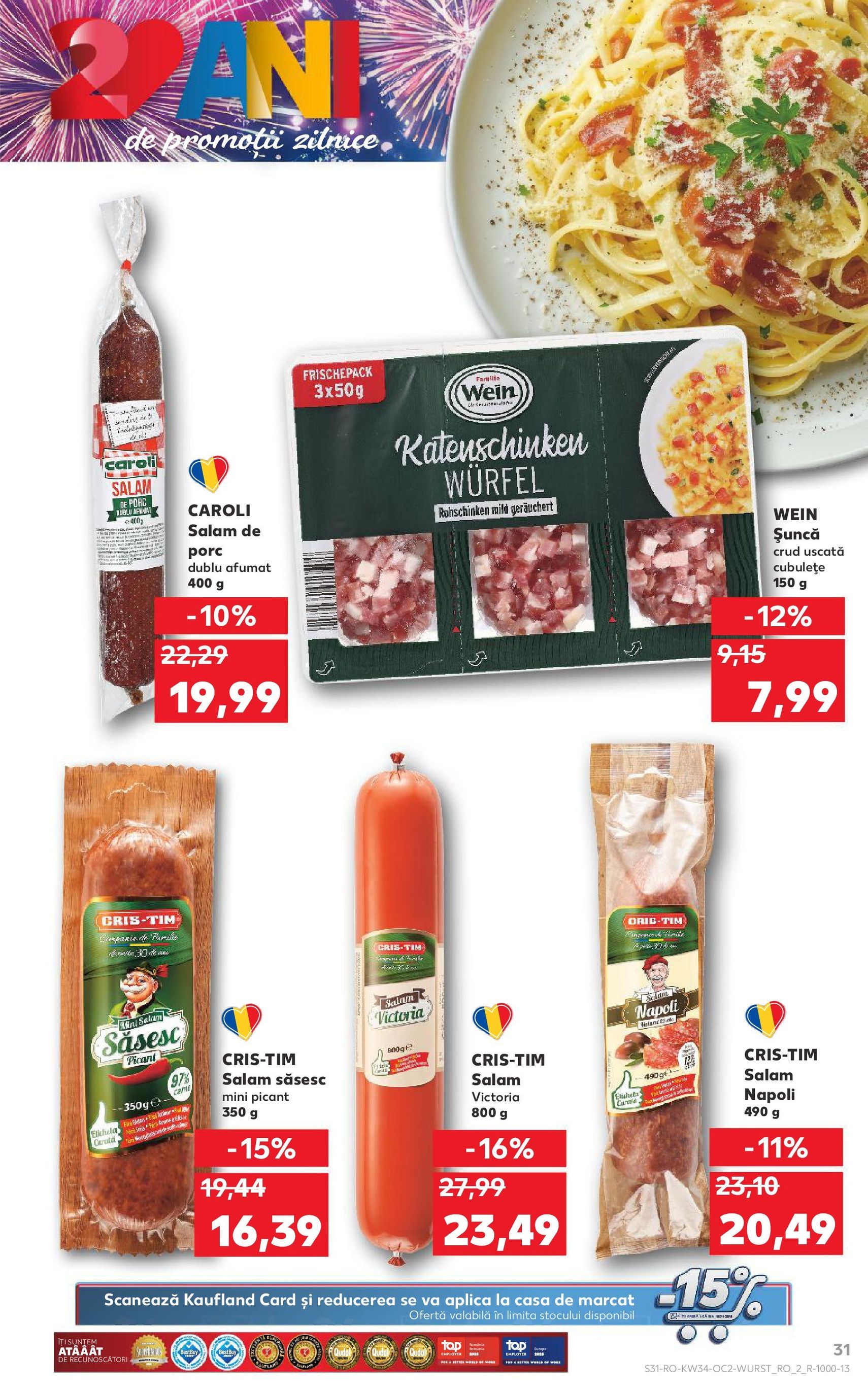 Catalog Kaufland - Bucureşti - cataloage valabile începând cu 20.08.2025 pagina 31 din 66