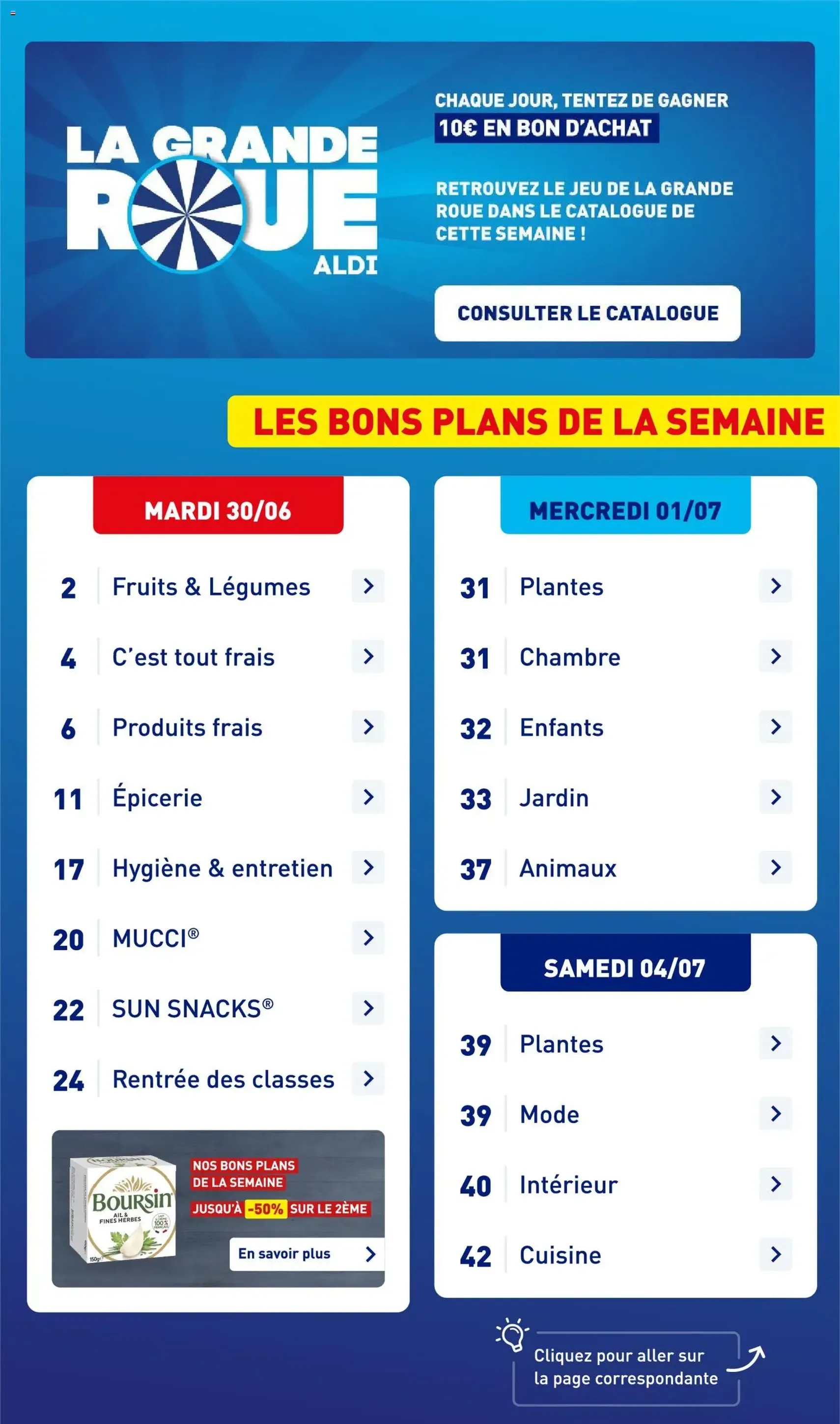Aldi catalogue - brochure valable à partir du 30/06/2026, page 3 sur 47