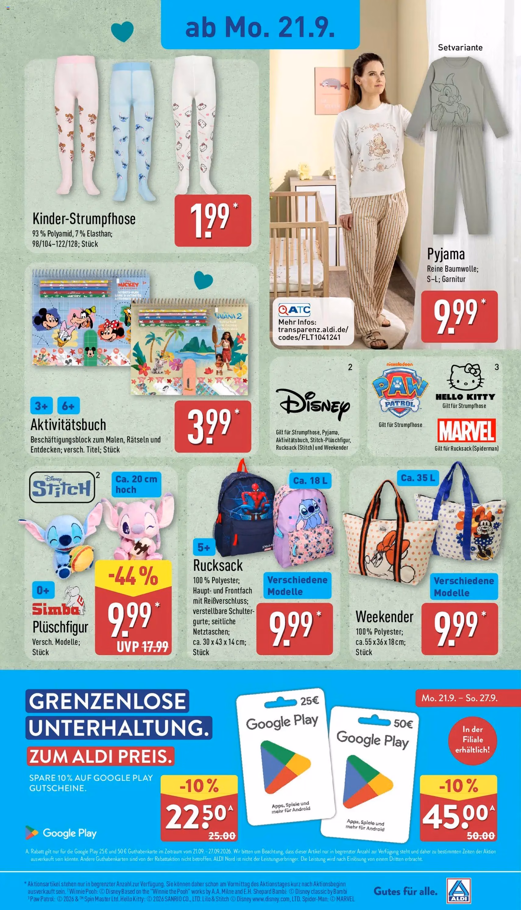 Aldi Prospekt - Gültiger Prospekt ab 21.09.2026, Seite 17 von insgesamt 41