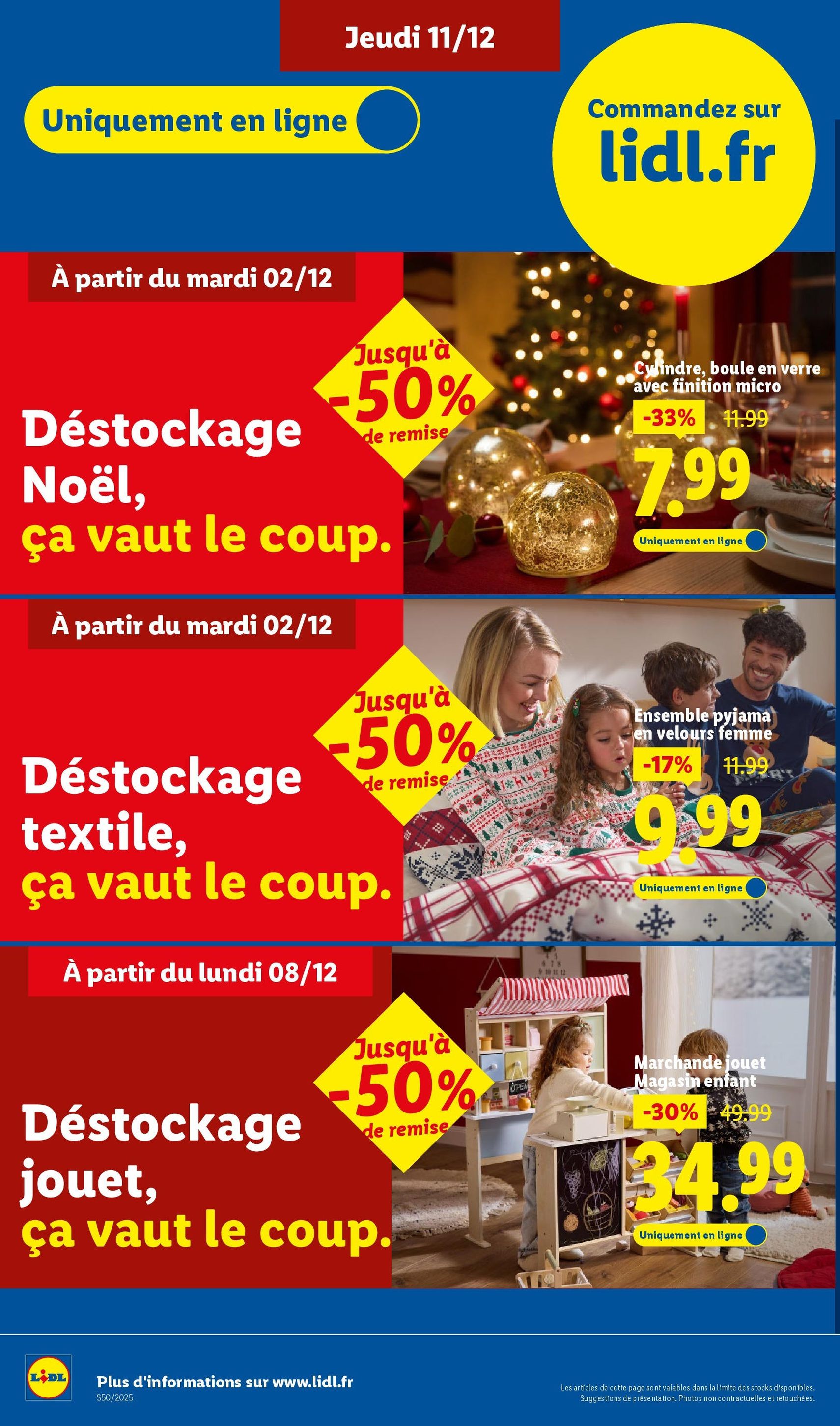 LIDL catalogue semaine 50 - brochure valable à partir du 11/12/2025, page 58 sur 88