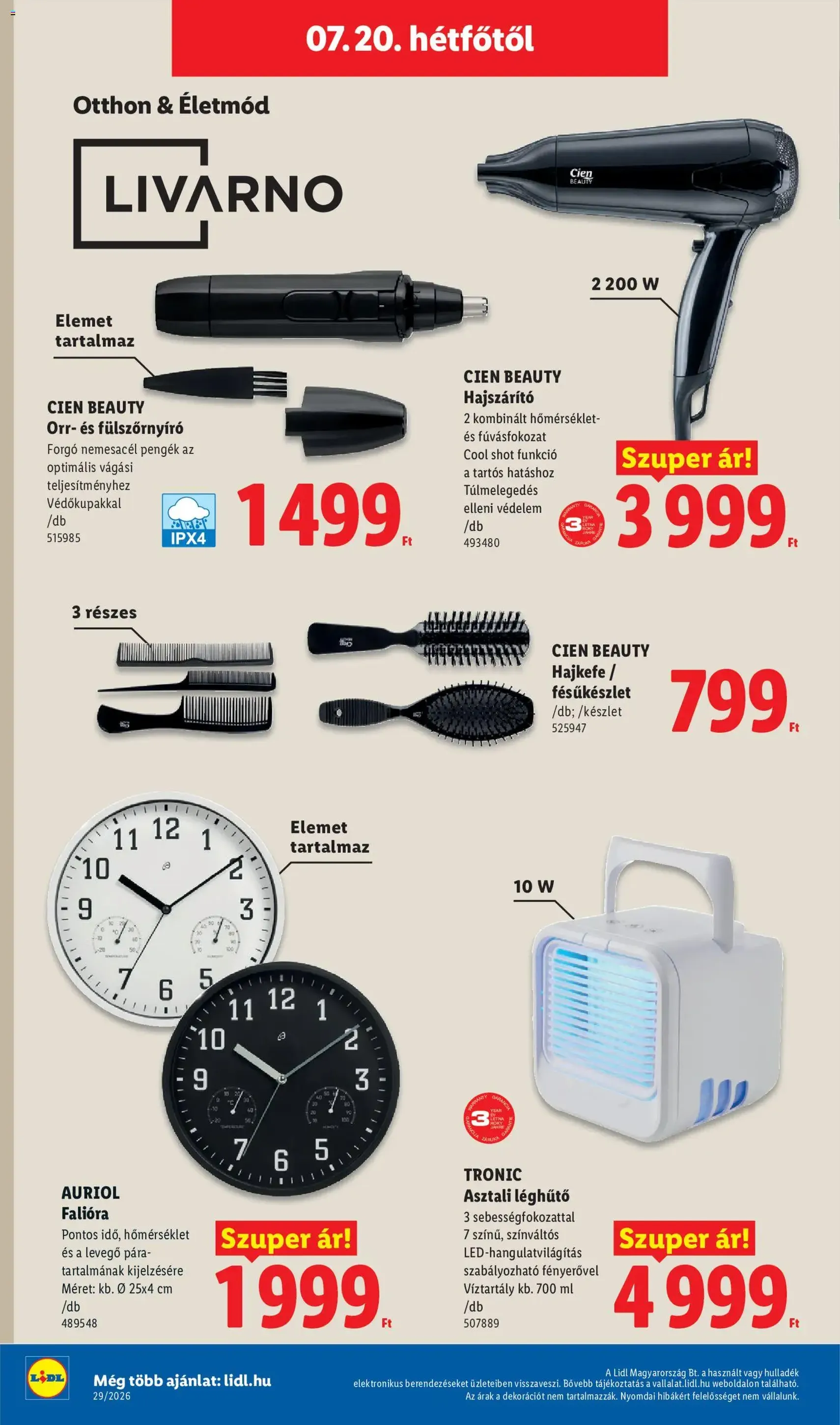 Lidl akciós újság - 2026.07.16. érvényes szórólap 66 oldal 88 oldalból