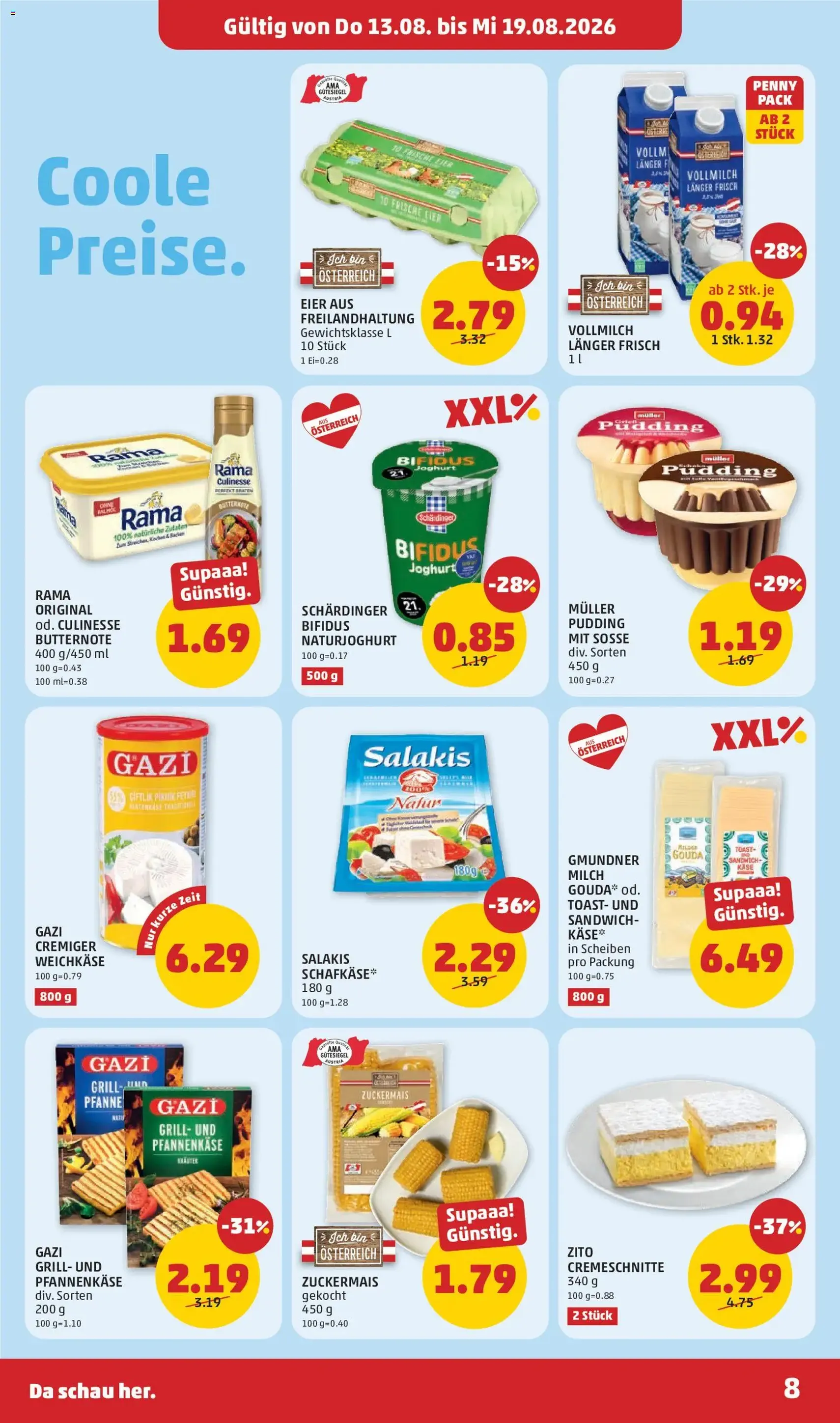Penny Markt - Flugblatt - Gültiger Prospekt ab 13.08.2026, Seite 8 von insgesamt 32