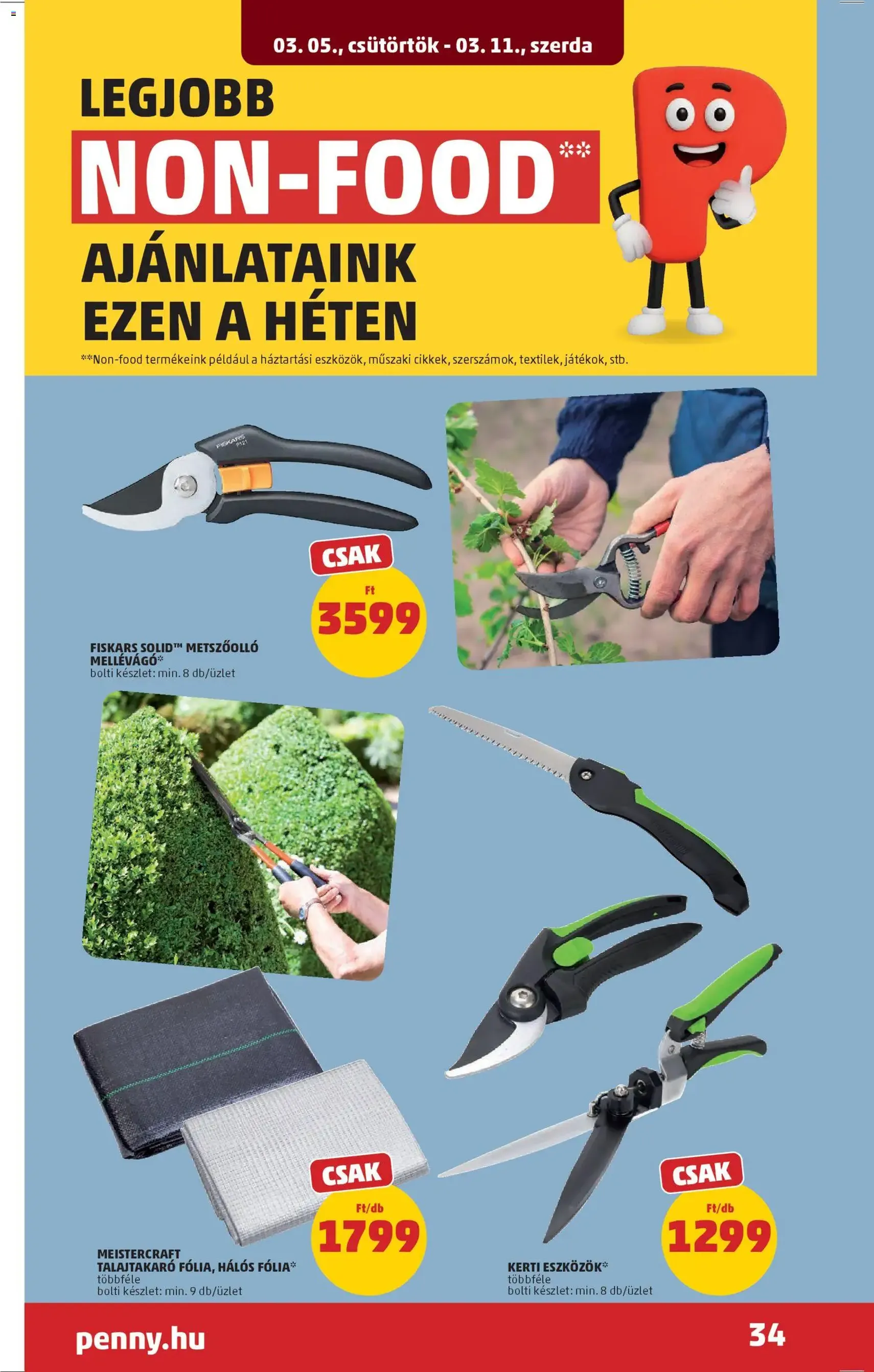 PENNY akciós újság - 2026.03.05. érvényes szórólap 38 oldal 43 oldalból