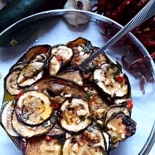Recipe preview Pickled Zucchini and Eggplant