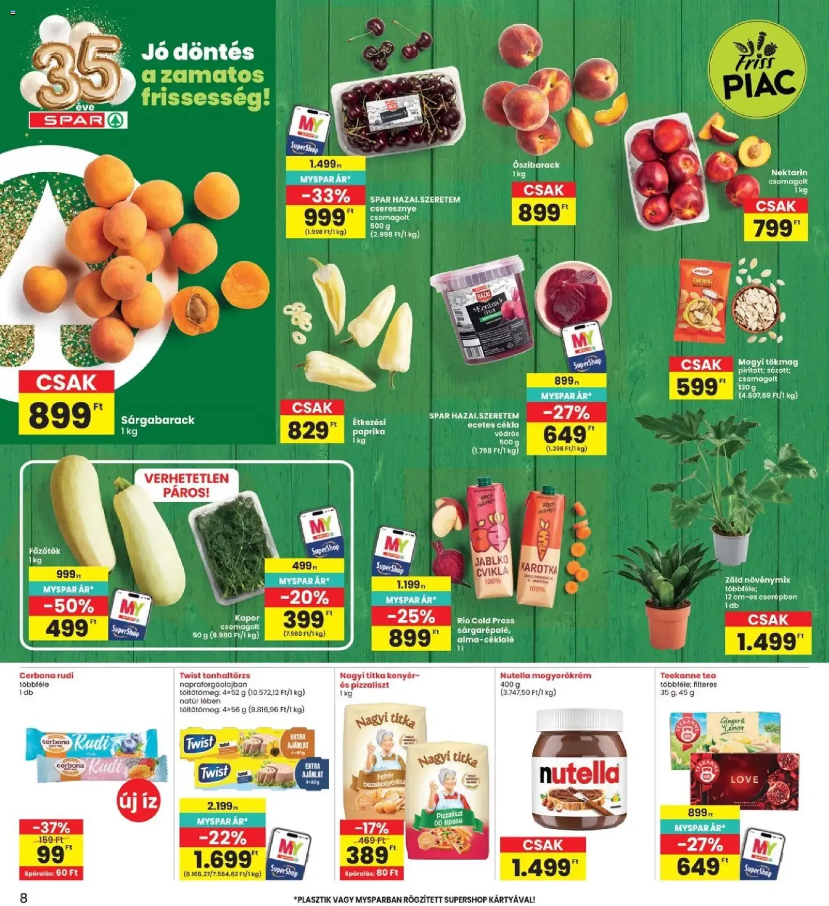 Interspar akciós újság - 2026.06.18. érvényes szórólap 8 oldal 20 oldalból