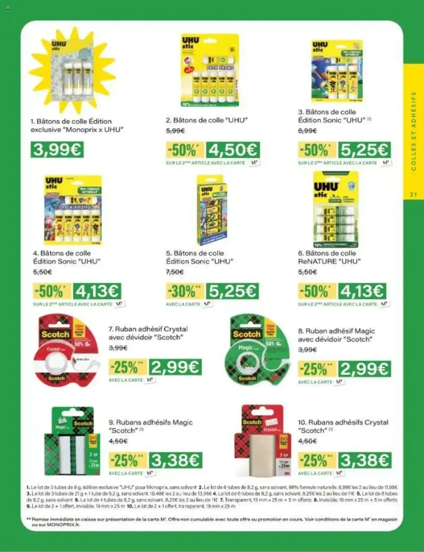 Monoprix catalogue guide de rentrée - brochure valable à partir du 05/08/2025, page 21 sur 42