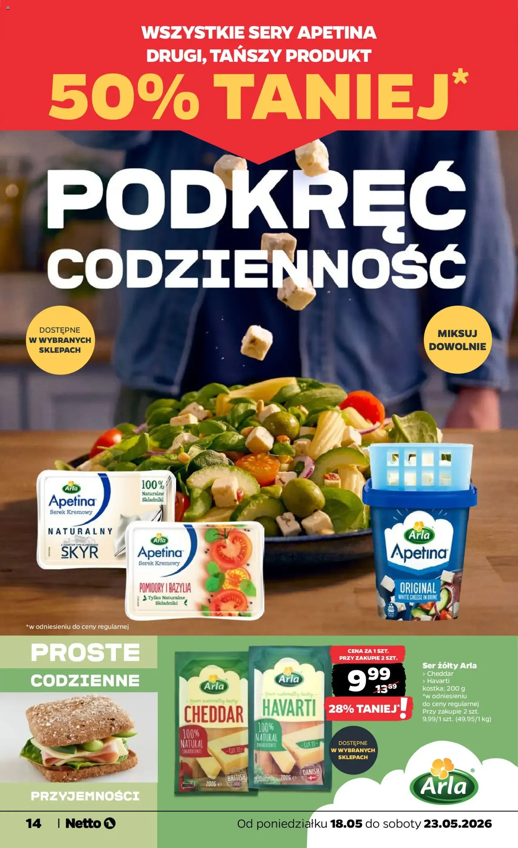 Netto gazetka od poniedziałku spożywcza - ważny gazetka od 18.05.2026 strona 14 z 38