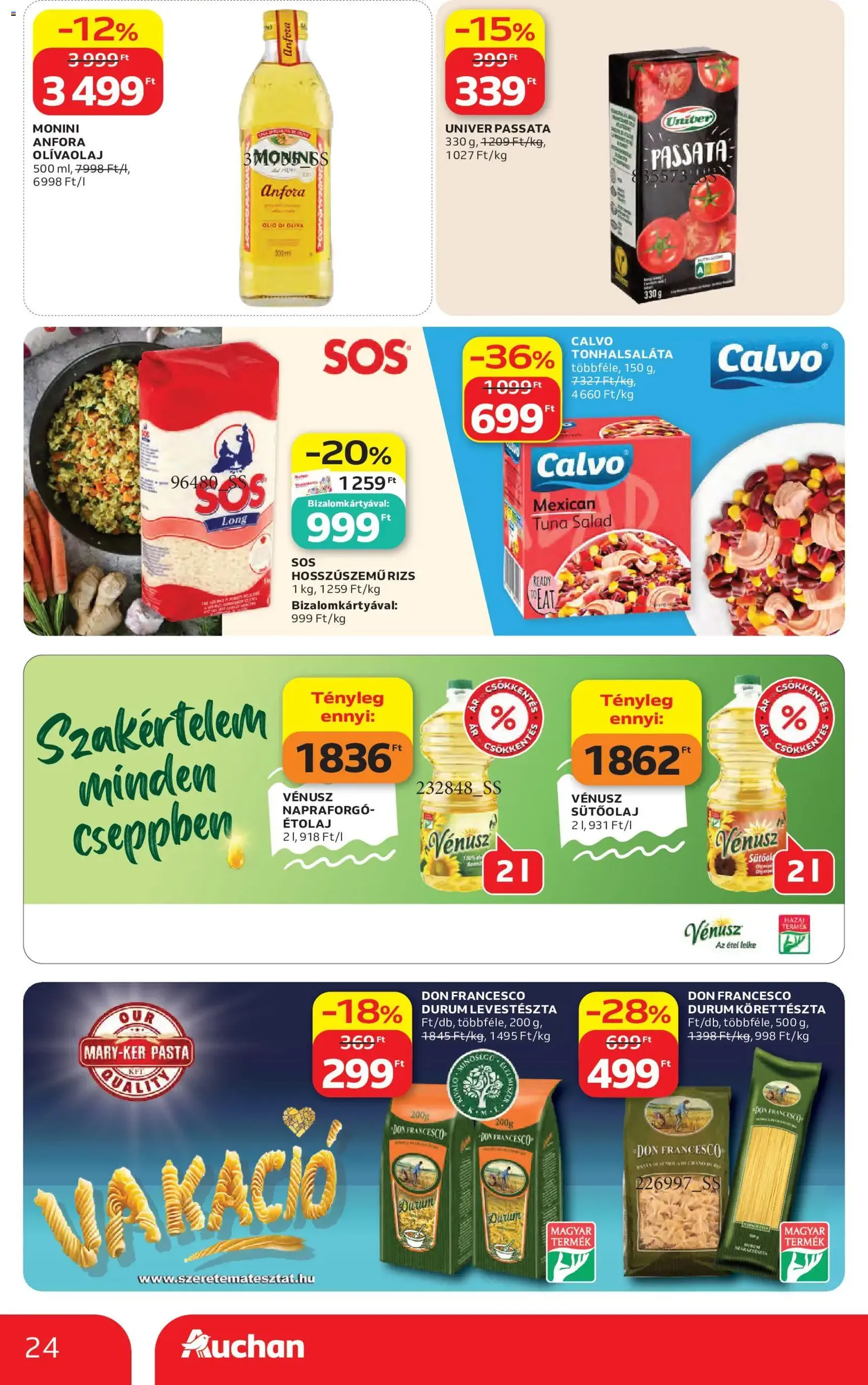 Auchan akciós újság - 2026.06.04. érvényes szórólap 24 oldal 57 oldalból