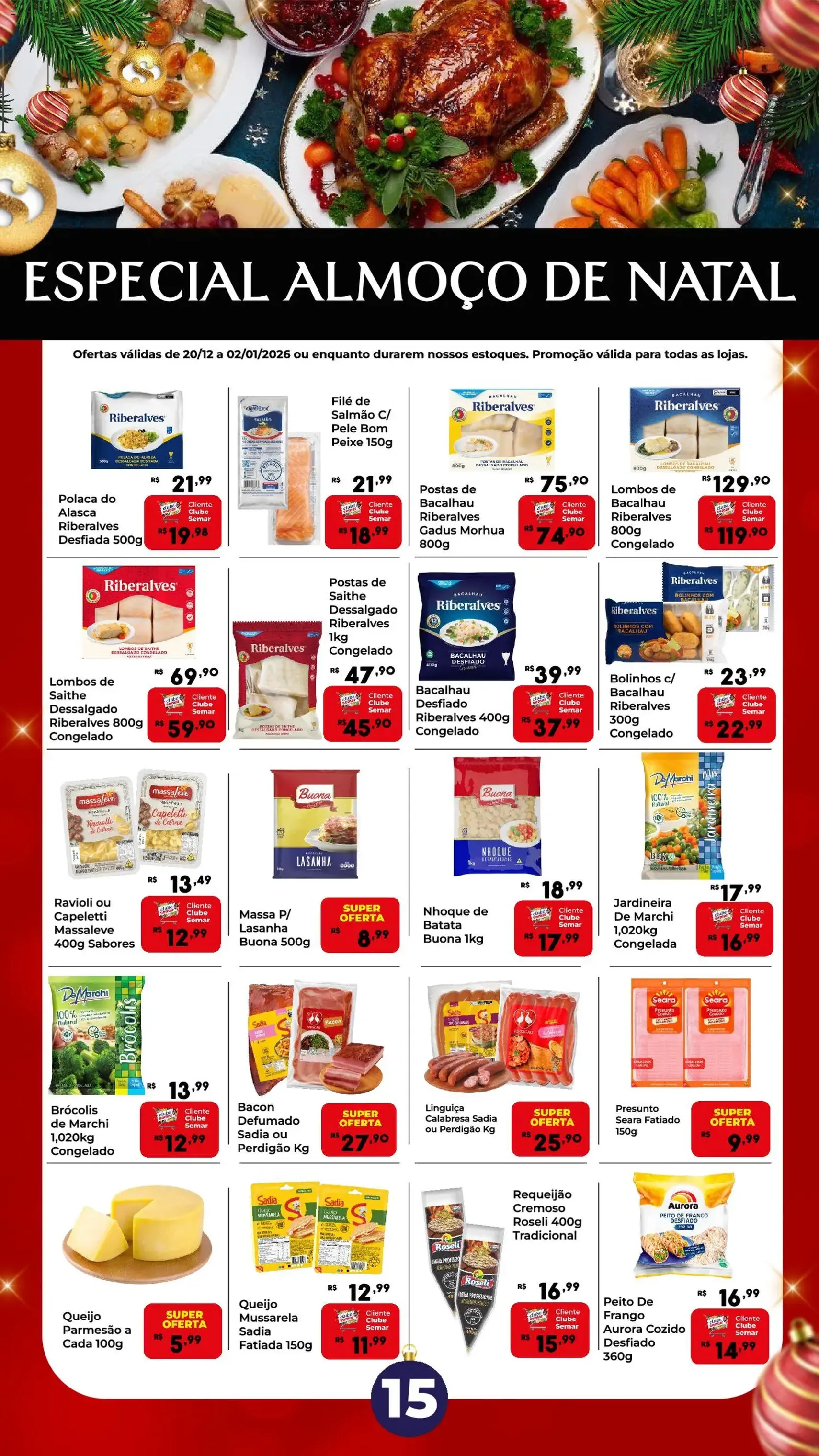 Semar Supermercado - Ofertas Revista Natal - folheto válido a partir de 20/12/2025 página 15 de 19