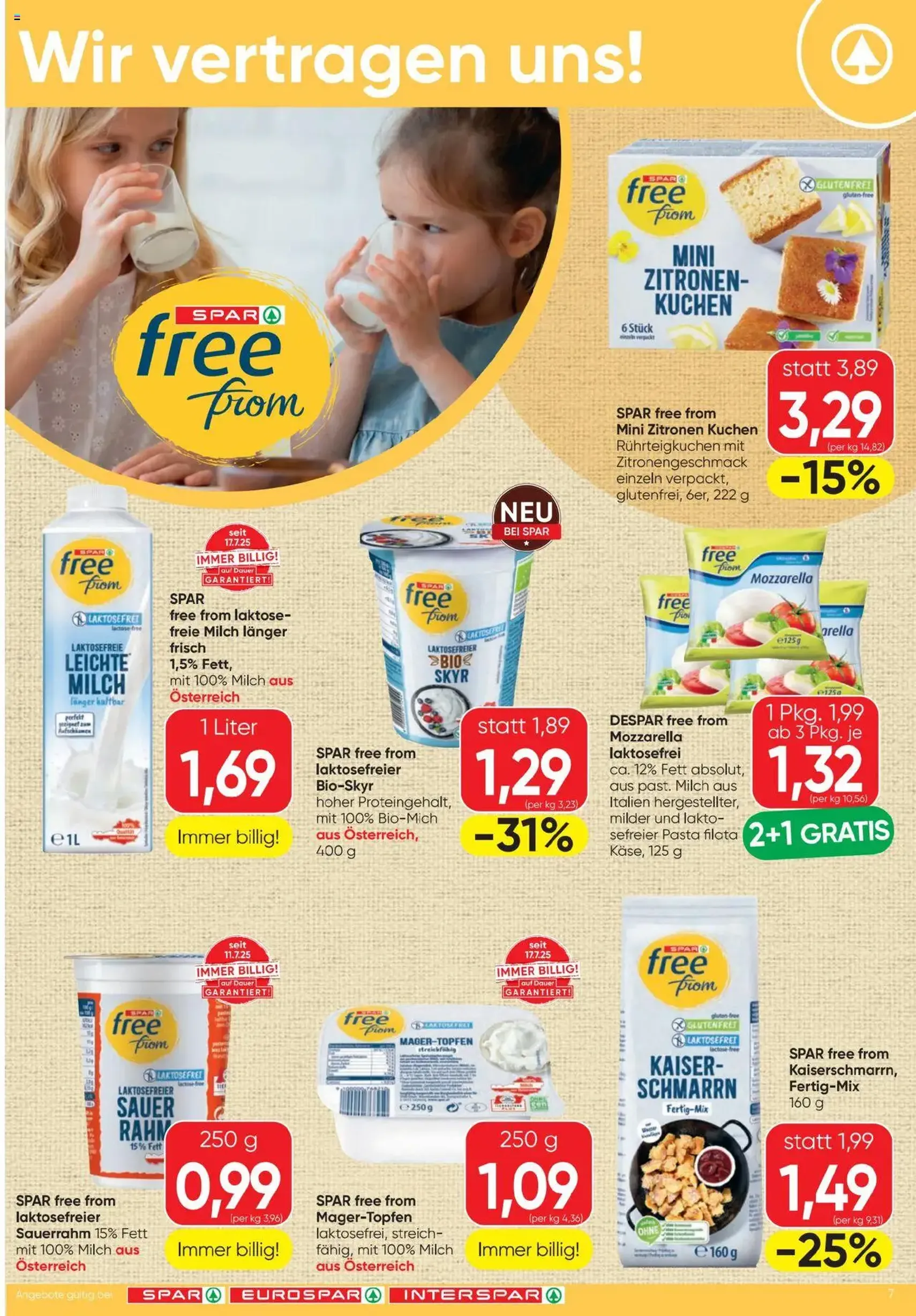 Spar Flugblatt - Gültiger Prospekt ab 18.09.2025, Seite 7 von insgesamt 16 Spar Flugblatt - Gültiger Prospekt ab 18.09.2025, Seite 7 von insgesamt 16