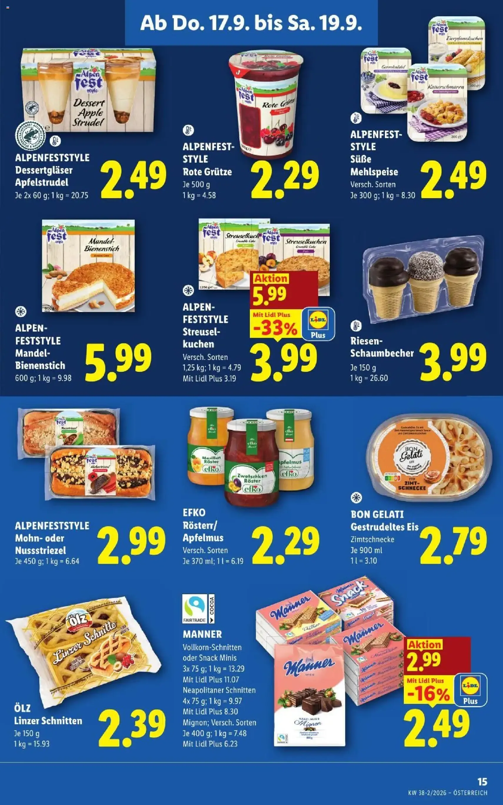Lidl - Flugblatt - Gültiger Prospekt ab 17.09.2026, Seite 17 von insgesamt 54