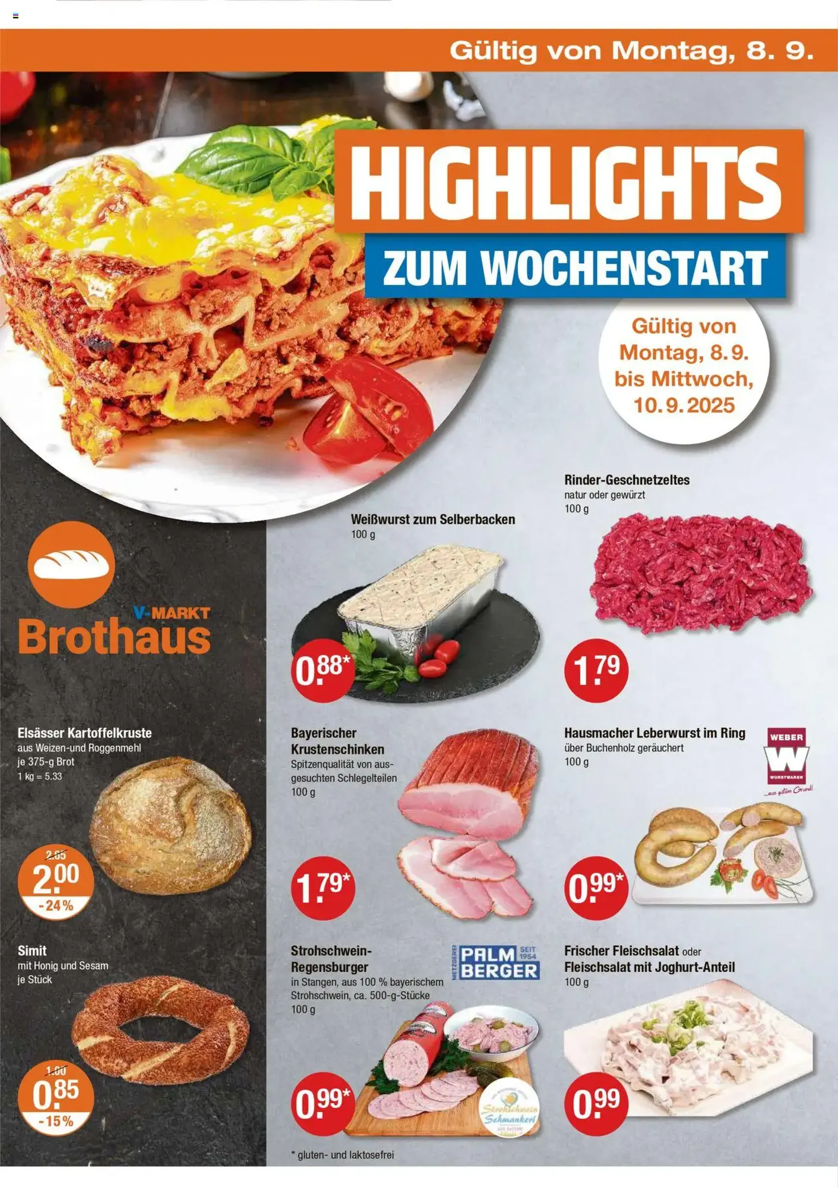 V-Markt - Oberpfalz - Gültiger Prospekt ab 04.09.2025, Seite 18 von insgesamt 22 V-Markt - Oberpfalz - Gültiger Prospekt ab 04.09.2025, Seite 18 von insgesamt 22