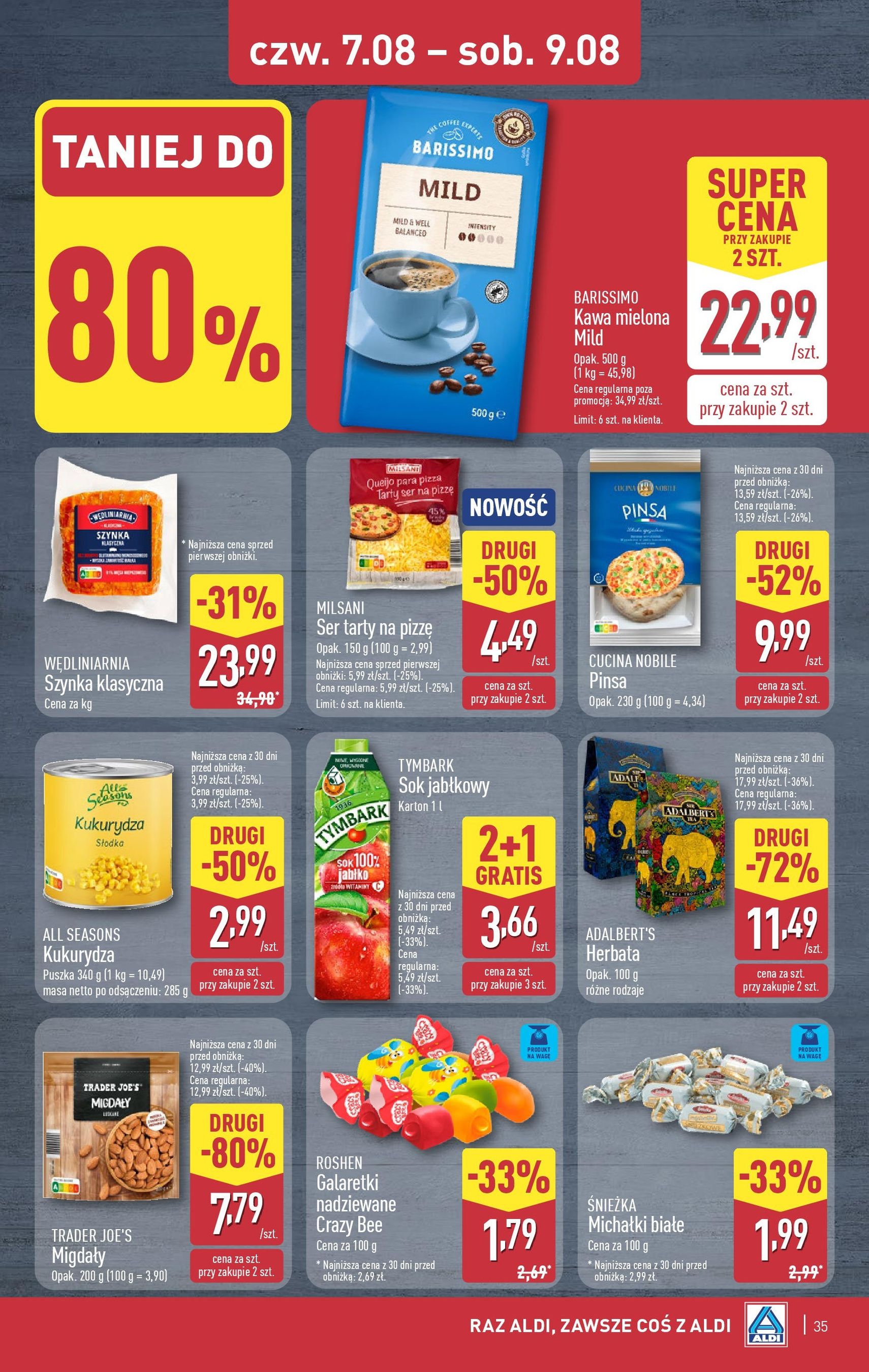 Aldi Gazetka - ważny gazetka od 04.08.2025 strona 35 z 42 Aldi Gazetka - ważny gazetka od 04.08.2025 strona 35 z 42