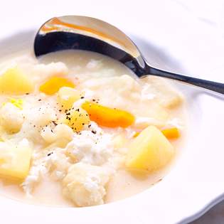 Recipe preview Cauliflower Soup with Egg