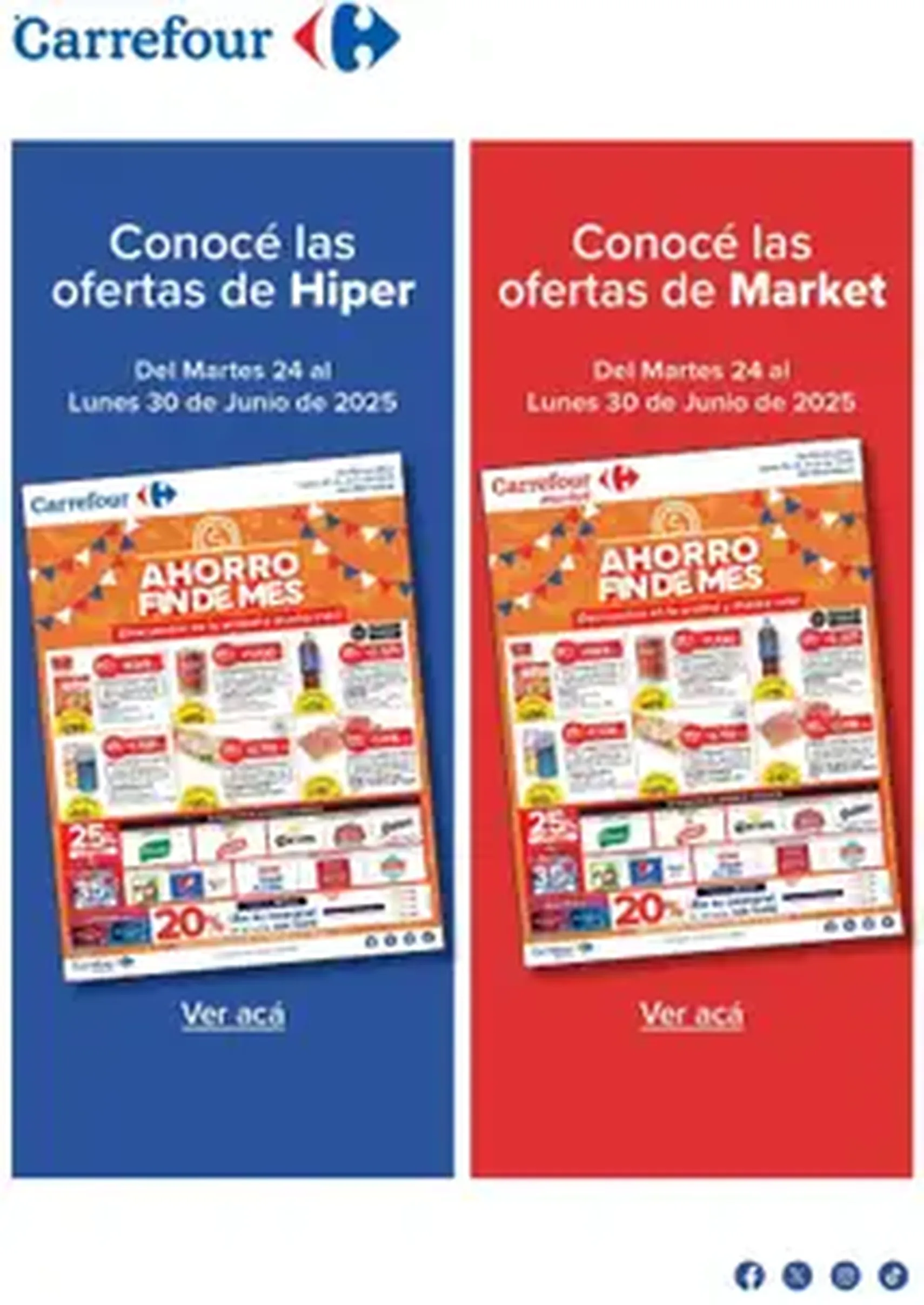 Carrefour ofertas - folleto válido desde 24/06/2025 página 1 de 1