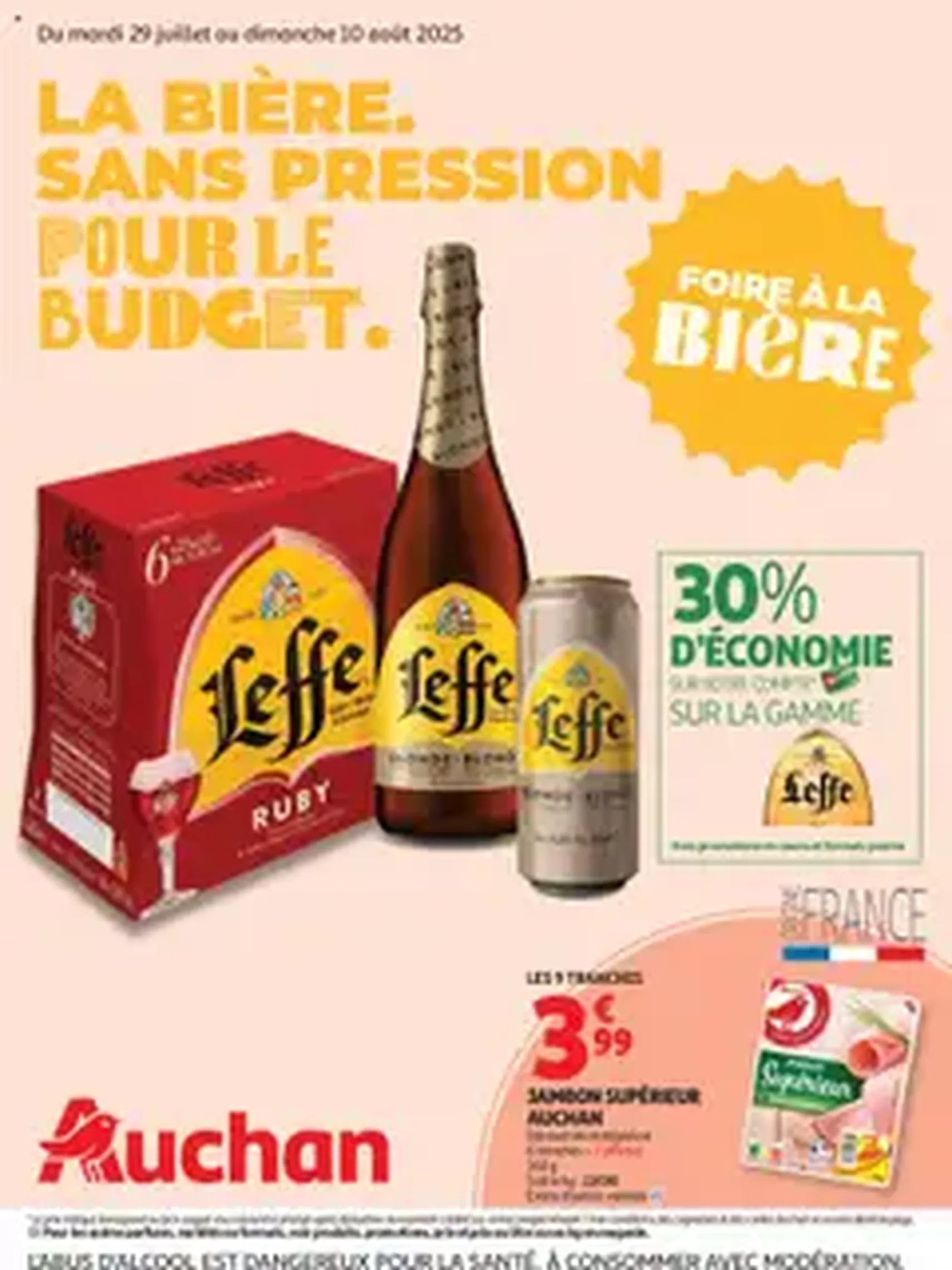 Auchan folder / publicité - geldige folder vanaf 29/07/2025 pagina 1 van 1