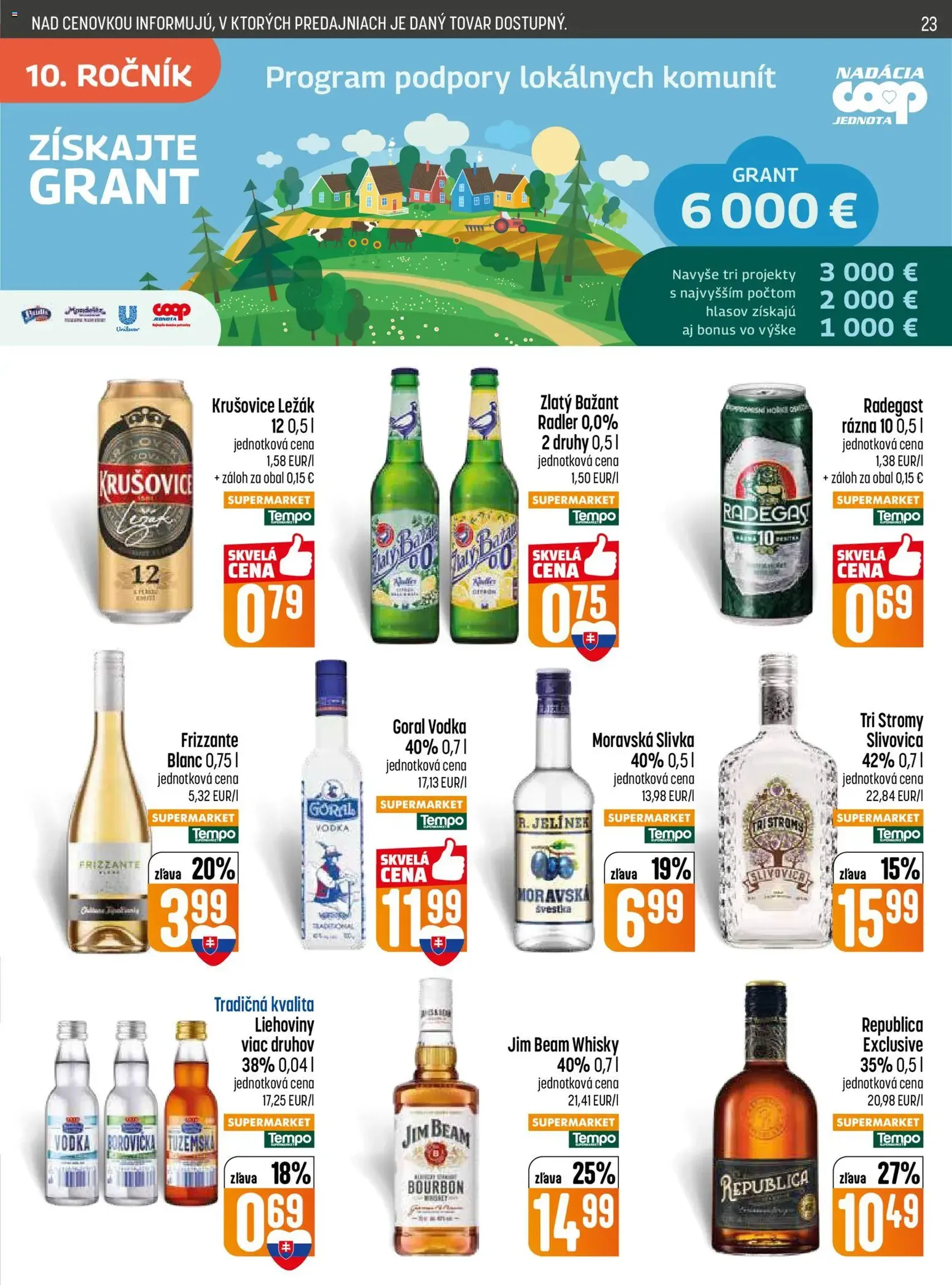 COOP Jednota leták - platný leták od 19.02.2026 strana 23 z 28