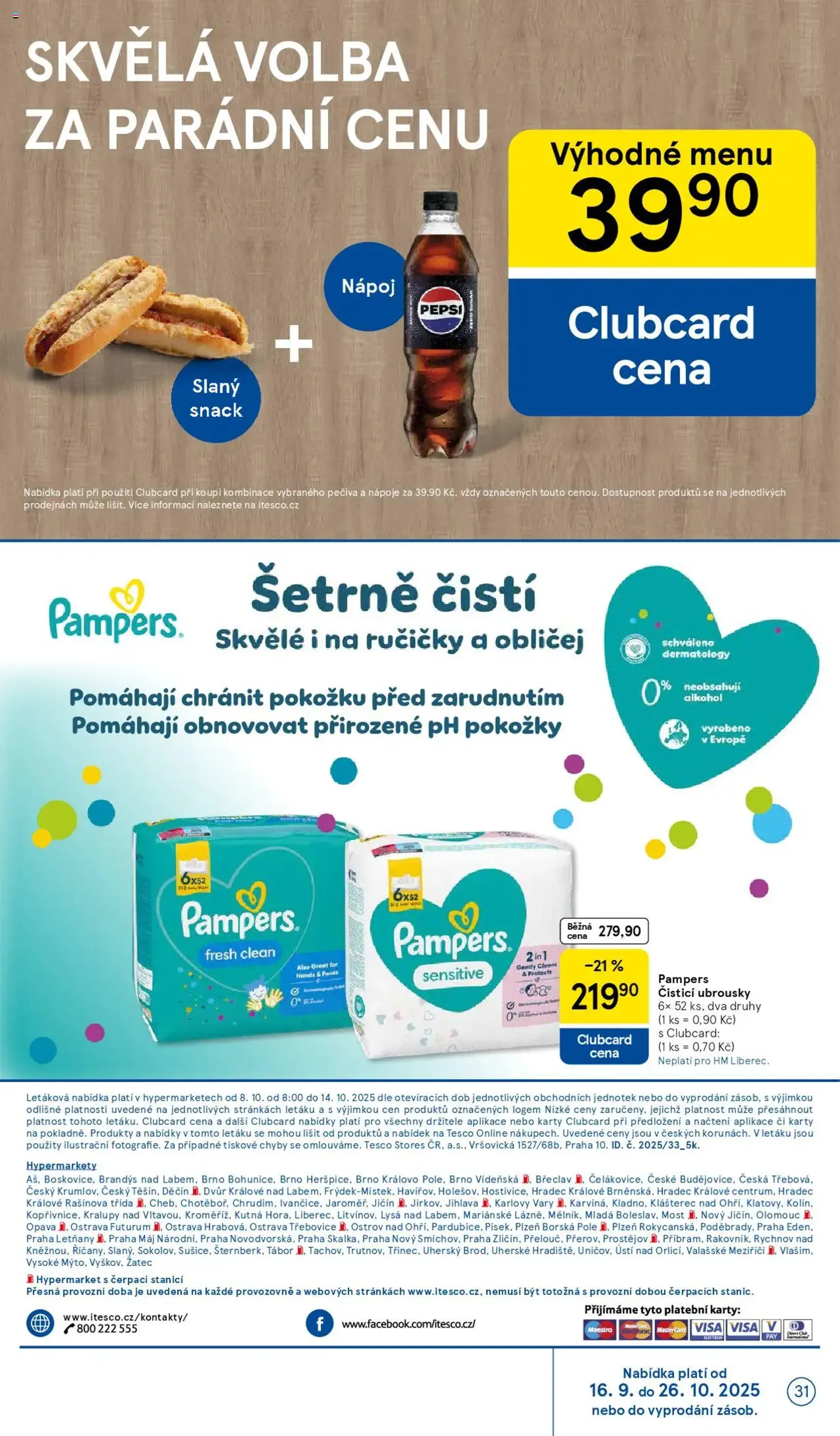 Tesco leták - Hypermarket - platný leták od 08.10.2025 strana 31 z 31