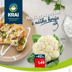 Kraj leták - náhľad letáku platný od 14.08.2025