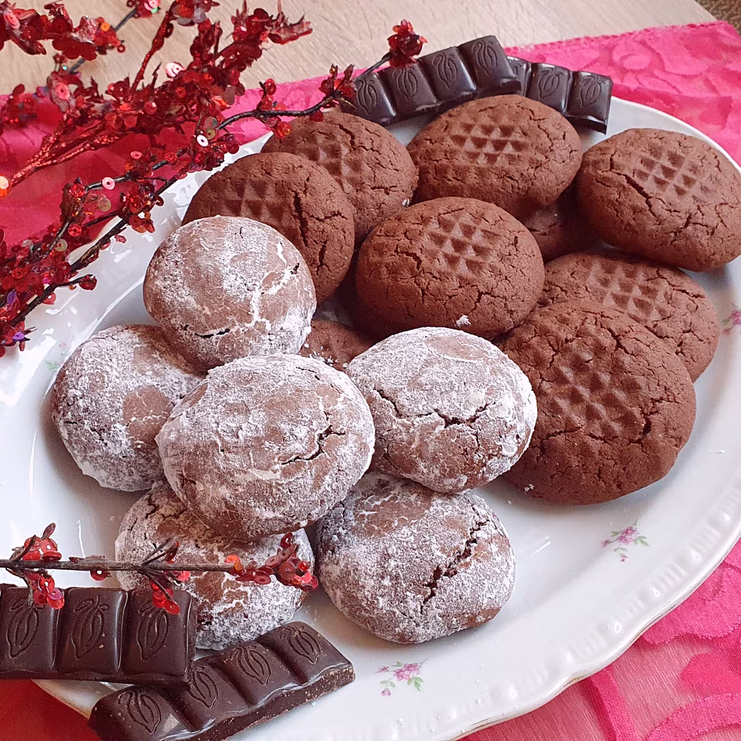 Plnené čokoládové koláčiky