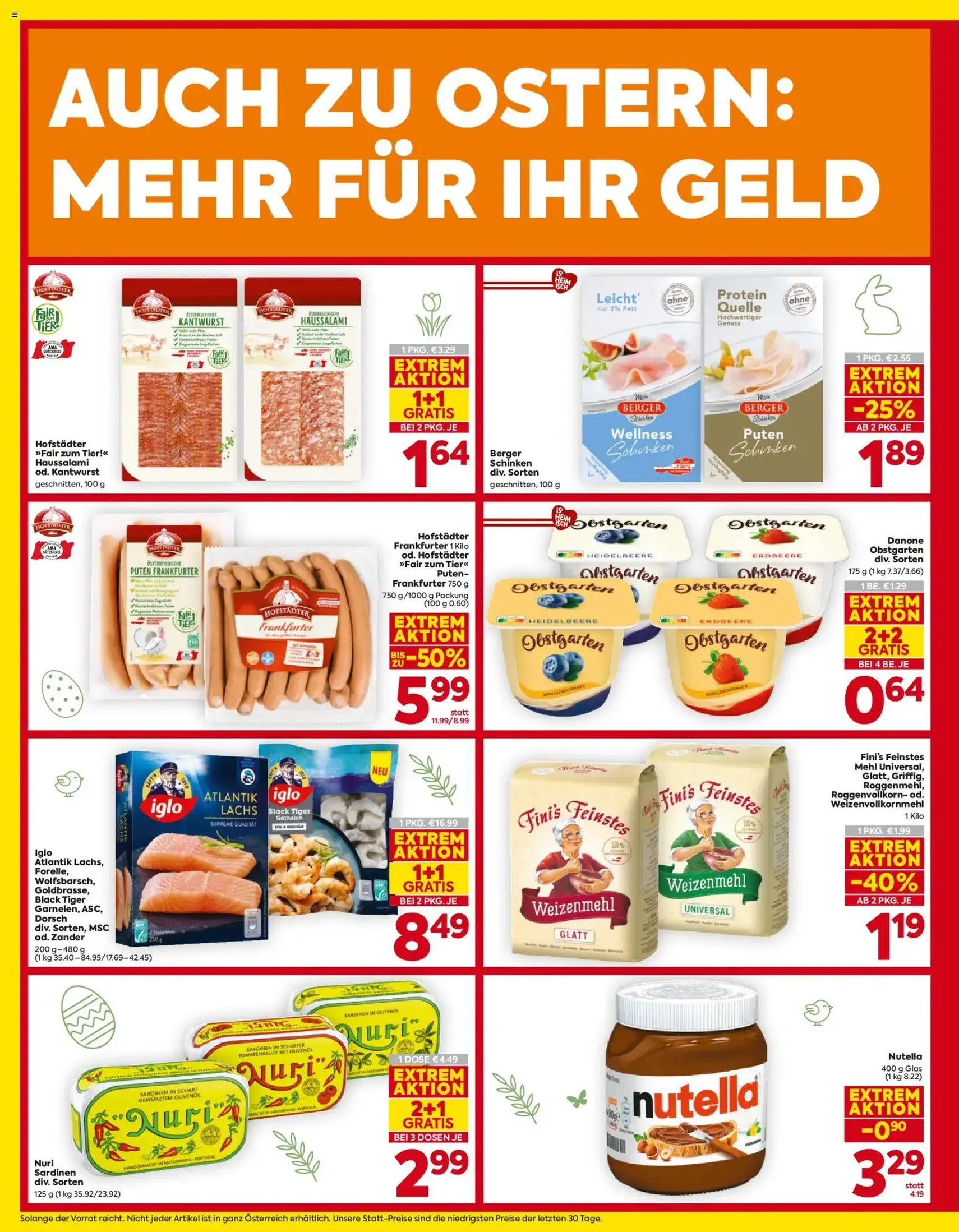 Billa - Flugblatt - Gültiger Prospekt ab 26.03.2026, Seite 4 von insgesamt 20