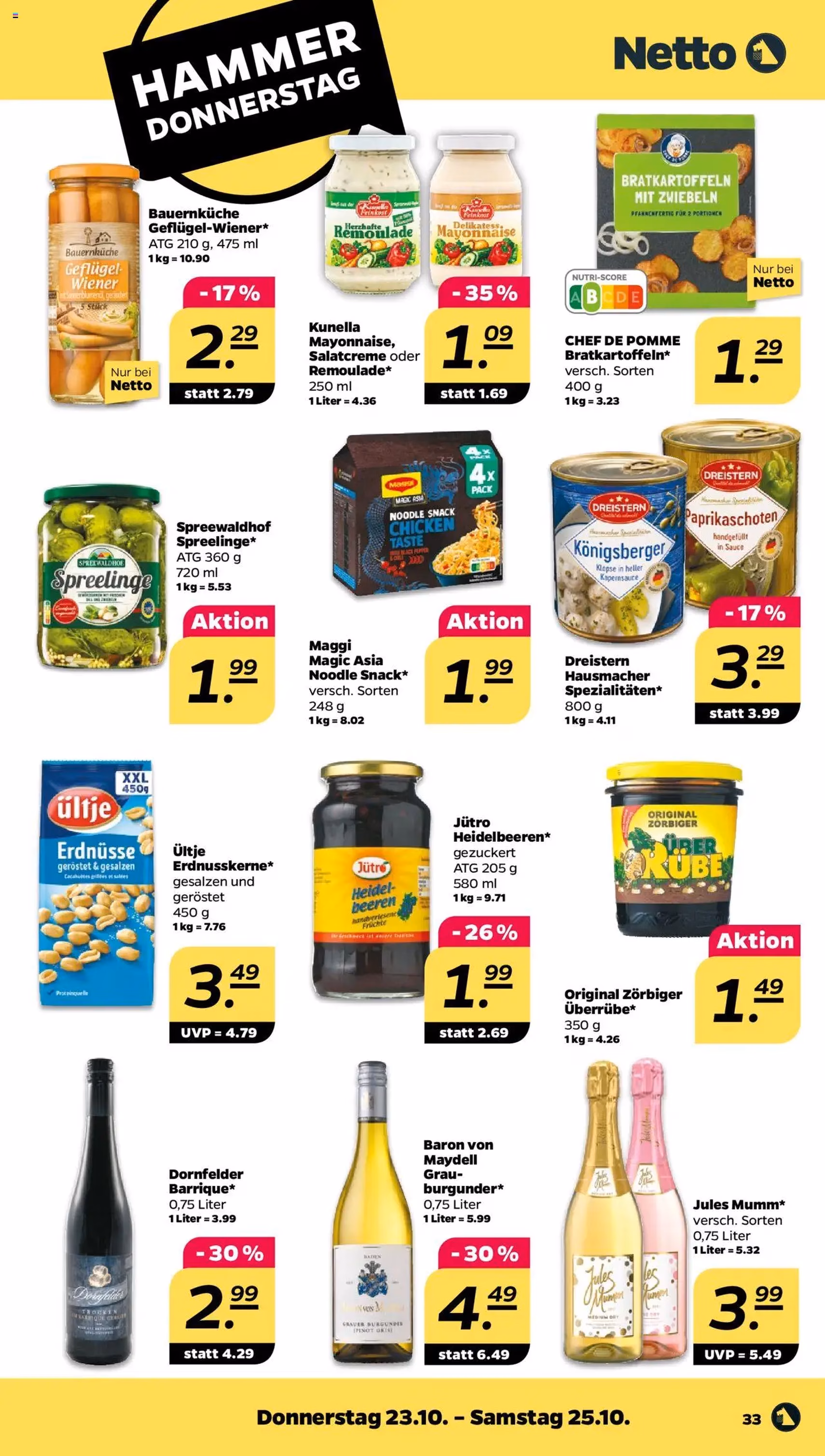 Netto Prospekt - Gültiger Prospekt ab 20.10.2025, Seite 35 von insgesamt 41 Netto Prospekt - Gültiger Prospekt ab 20.10.2025, Seite 35 von insgesamt 41