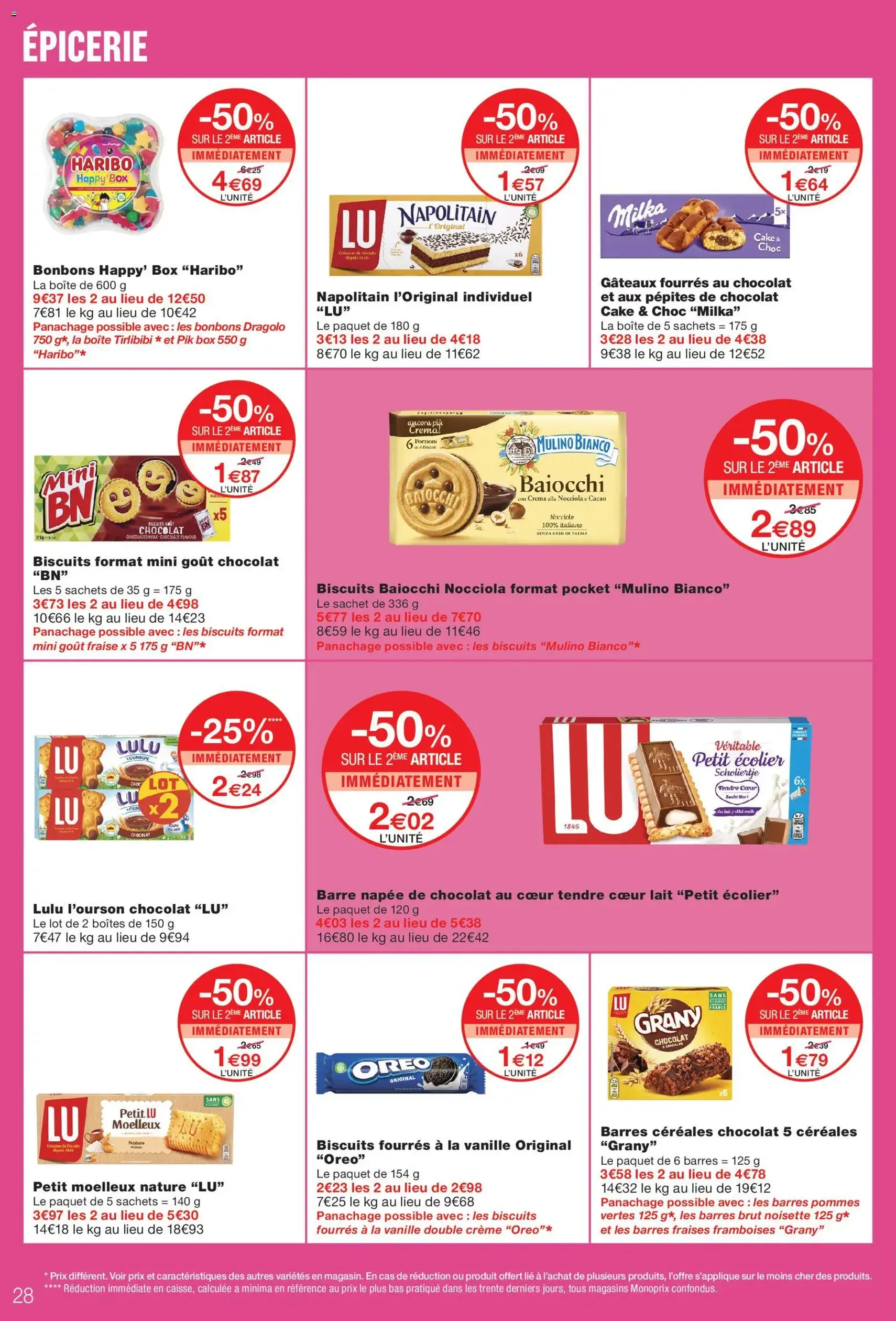 Monoprix catalogue - brochure valable à partir du 28/07/2026, page 28 sur 52