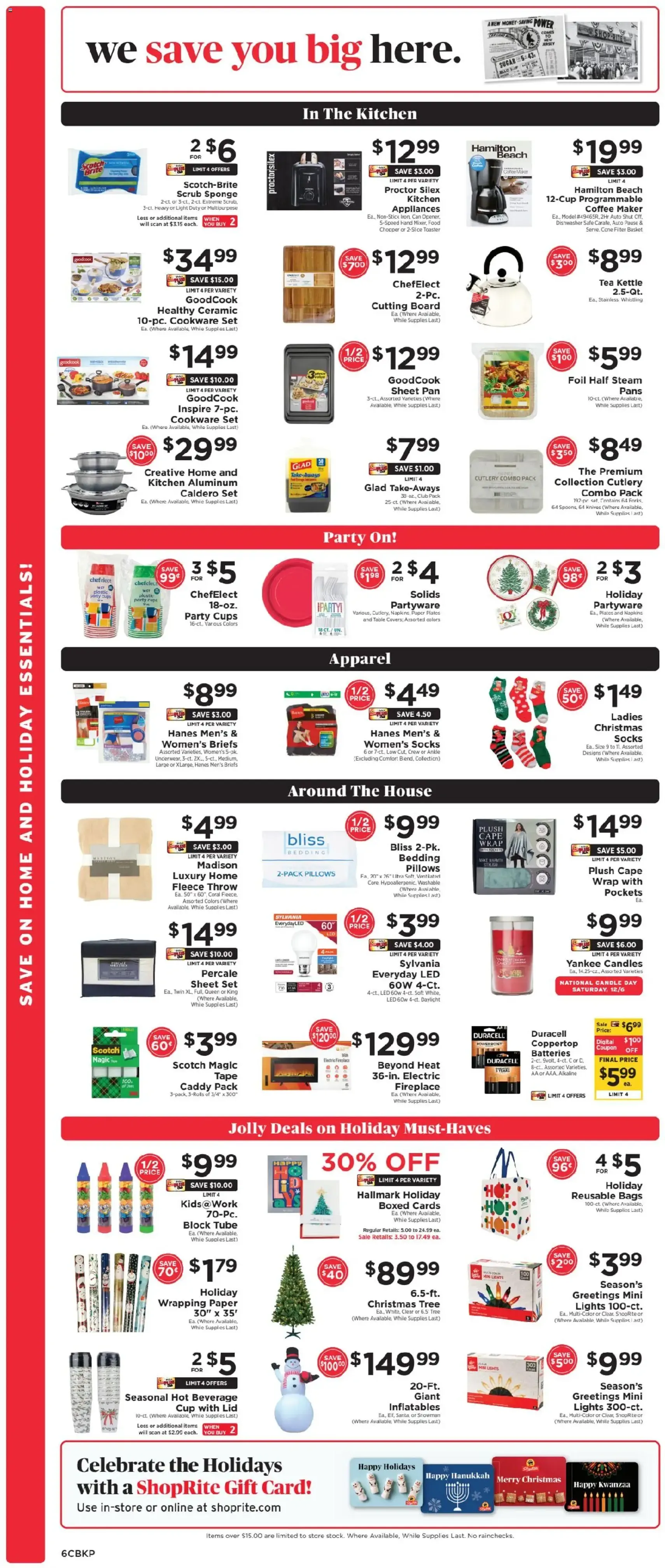 ShopRite Weekly Ad - valid flyer from 11/28/2025, page 6 of 10