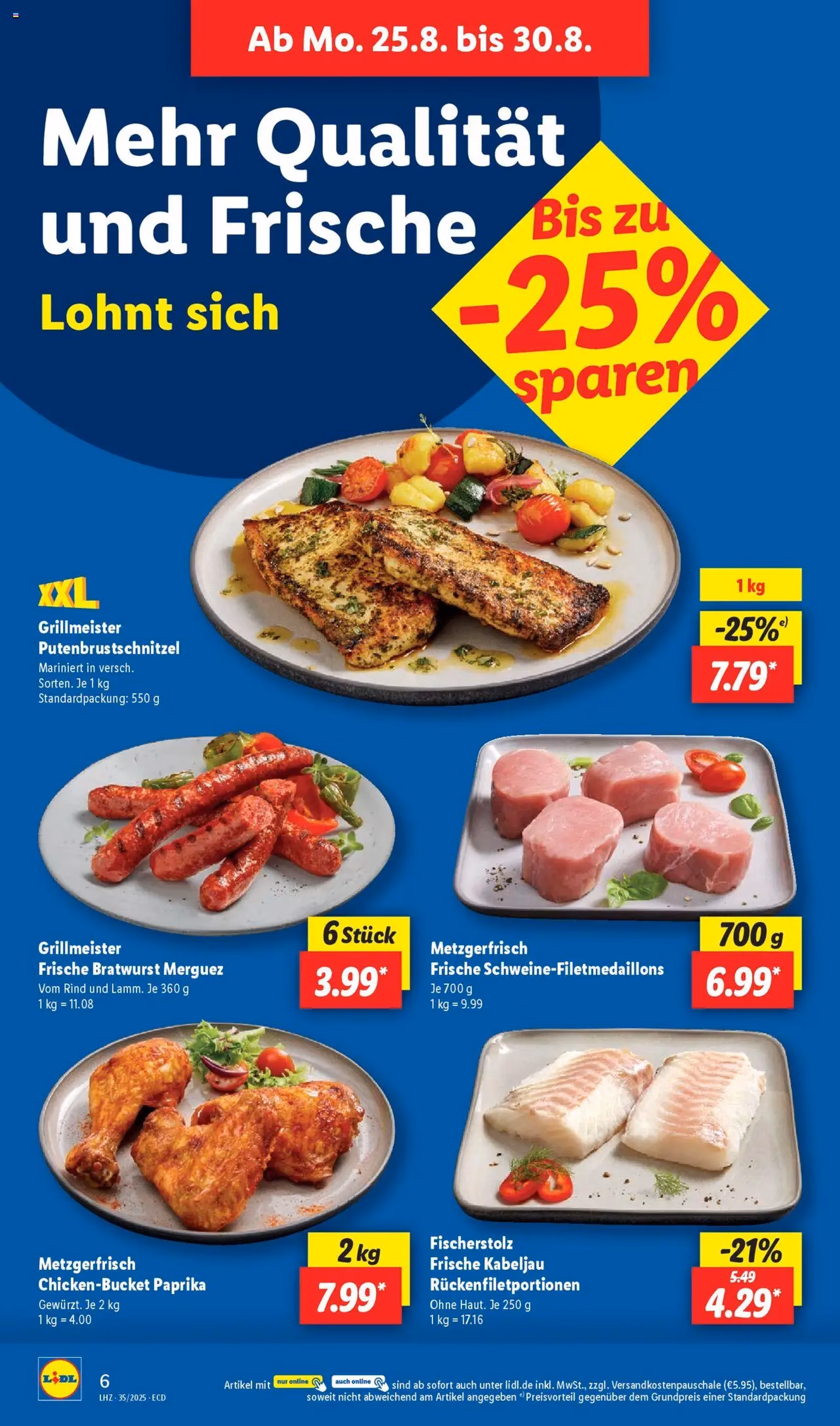 Lidl Prospekt - Gültiger Prospekt ab 25.08.2025, Seite 12 von insgesamt 68 Lidl Prospekt - Gültiger Prospekt ab 25.08.2025, Seite 12 von insgesamt 68