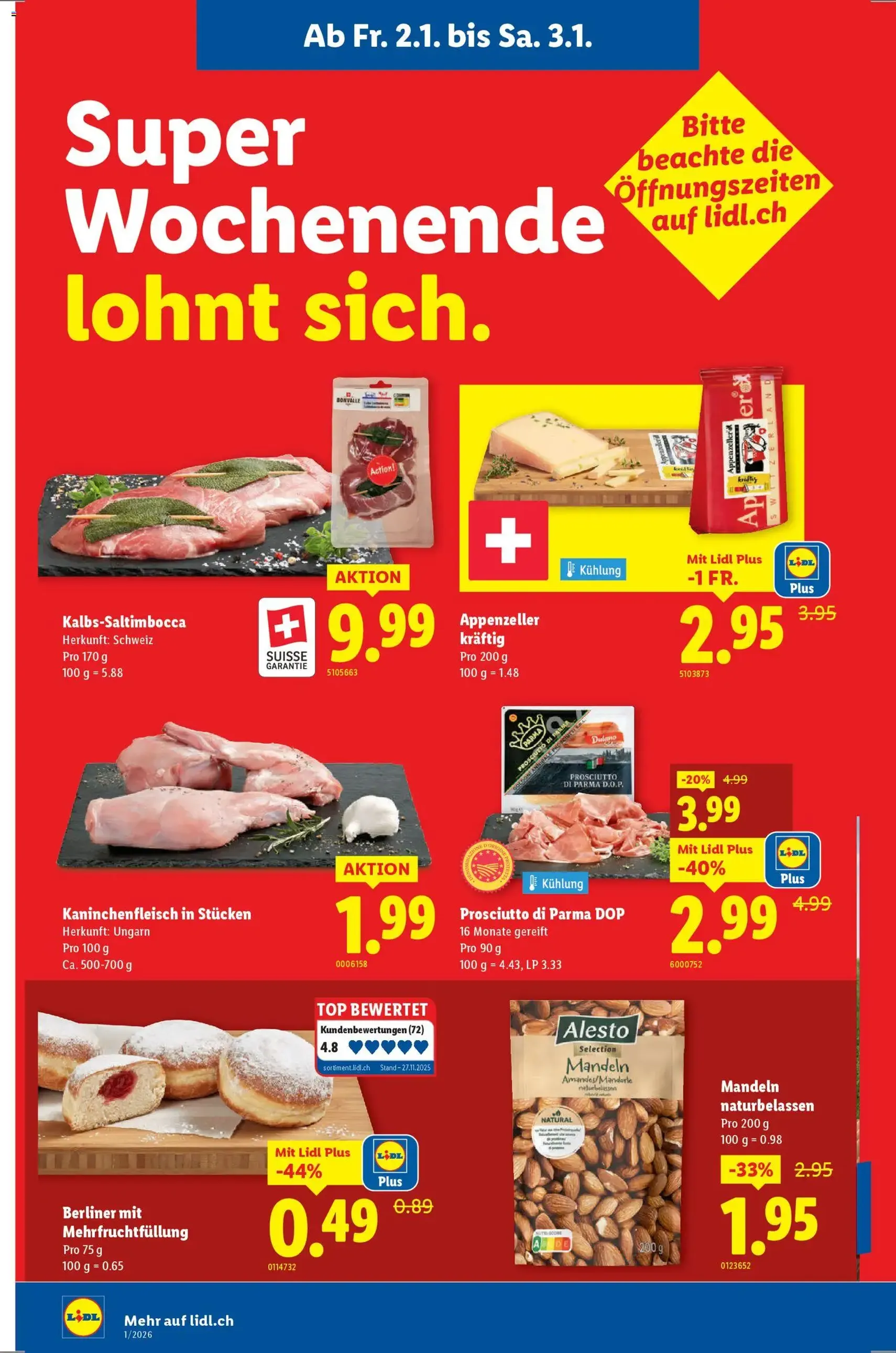 Lidl Aktionen - Gültiger Prospekt ab 31.12.2025, Seite 2 von insgesamt 32
