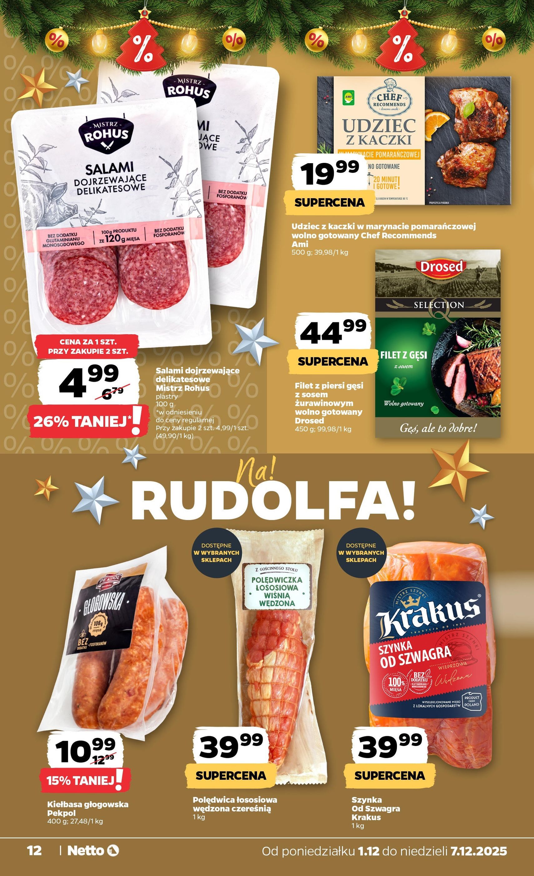 Netto gazetka - Spożywcza - ważny gazetka od 01.12.2025 strona 12 z 38
