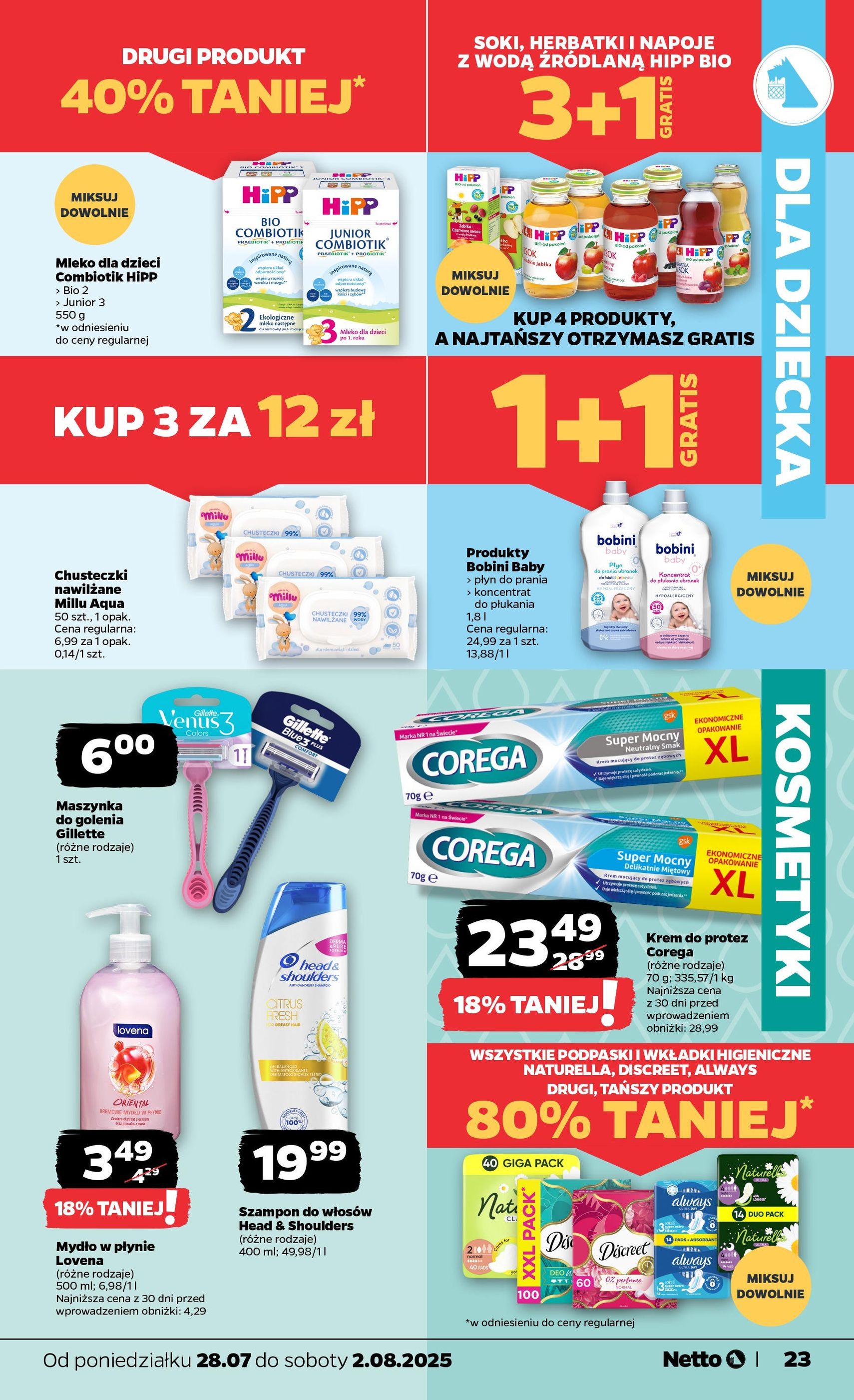 Netto gazetka - Spożywcza - ważny gazetka od 28.07.2025 strona 23 z 31 Netto gazetka - Spożywcza - ważny gazetka od 28.07.2025 strona 23 z 31