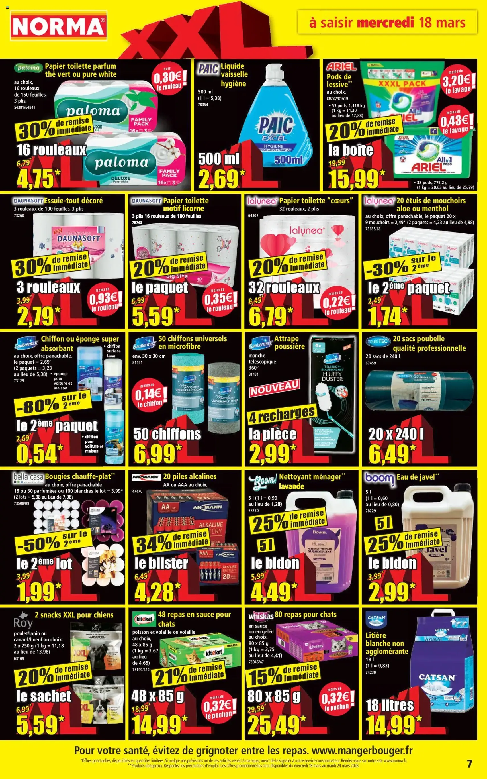 Norma catalogue - brochure valable à partir du 18/03/2026, page 7 sur 14