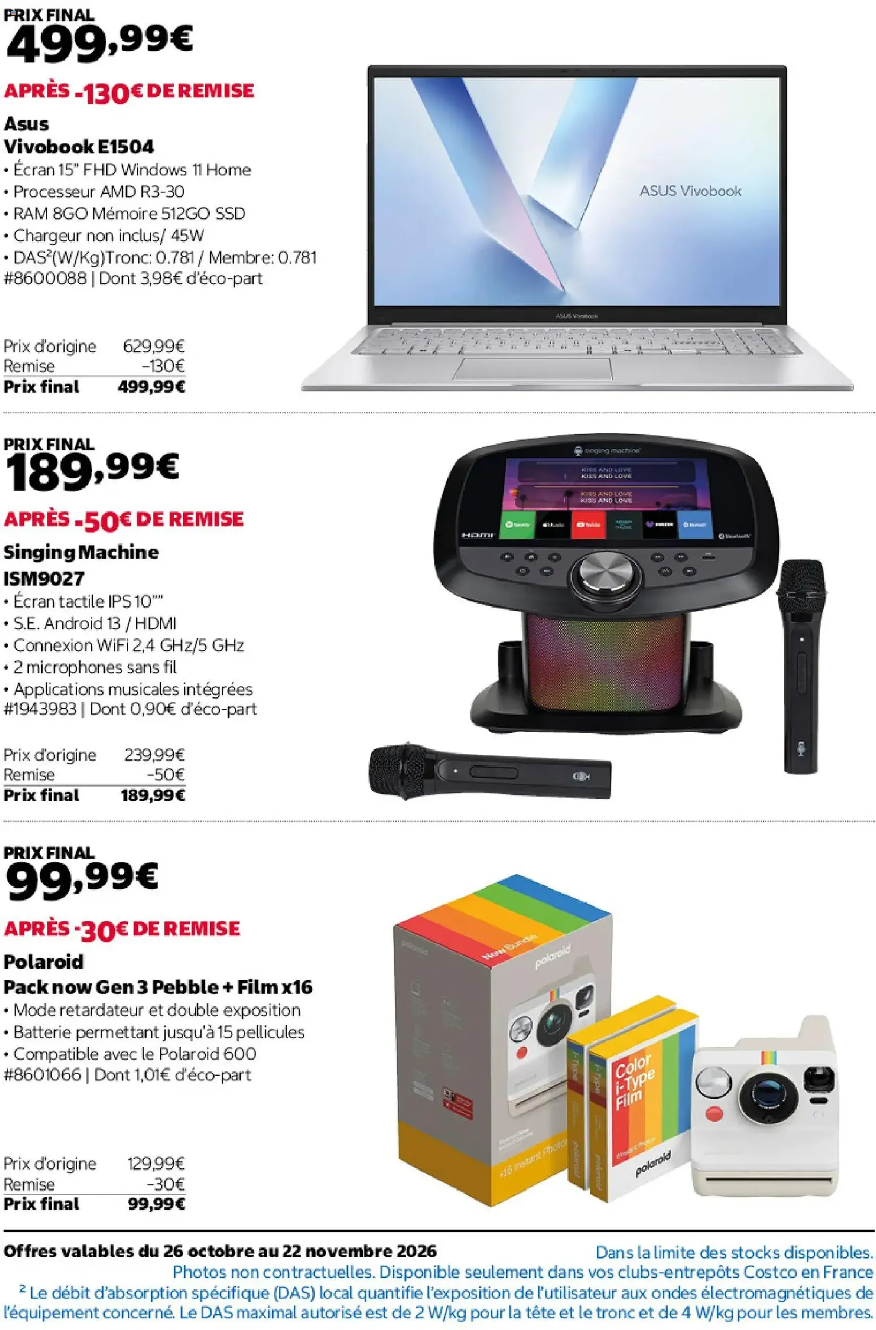 Costco catalogue - brochure valable à partir du 26/10/2026, page 2 sur 20